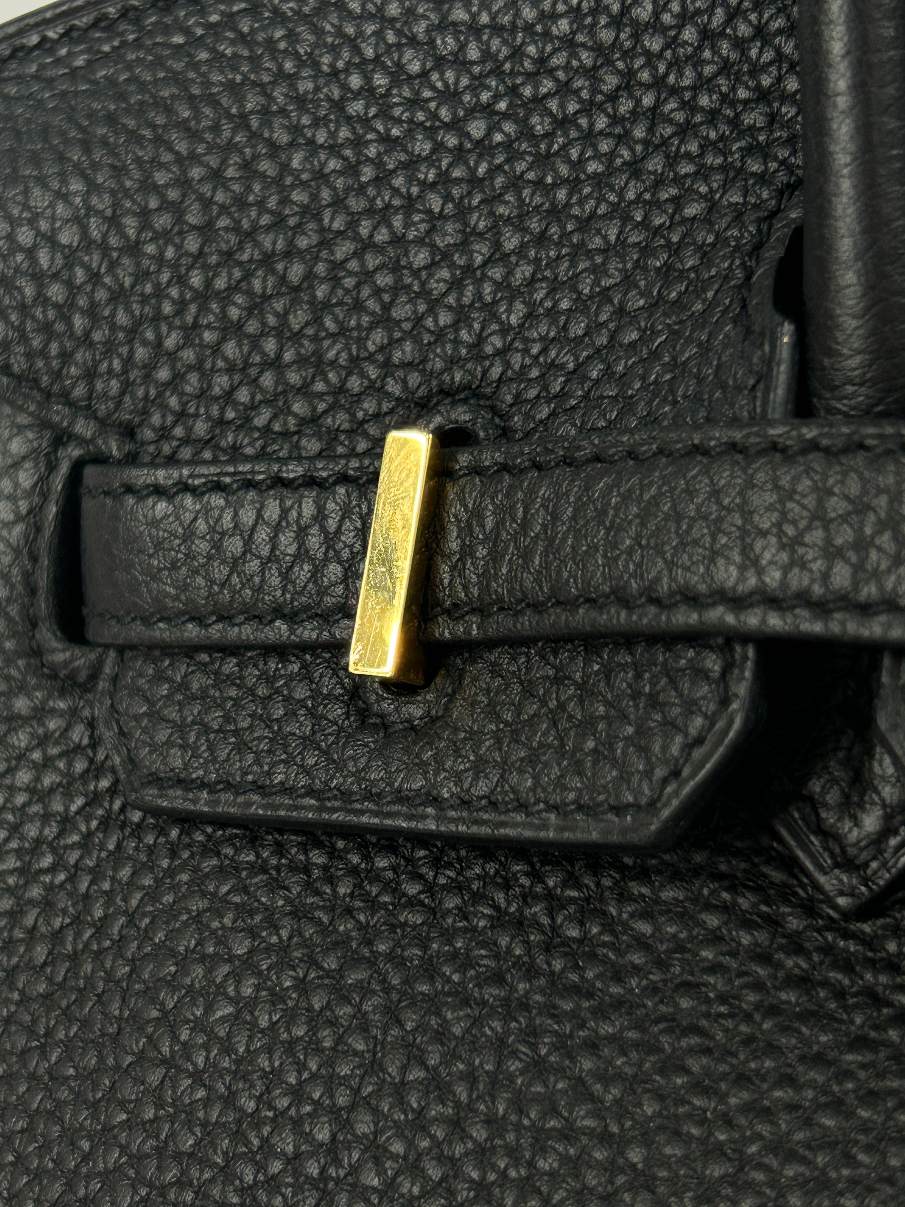Black Togo Birkin 25 W/GHW