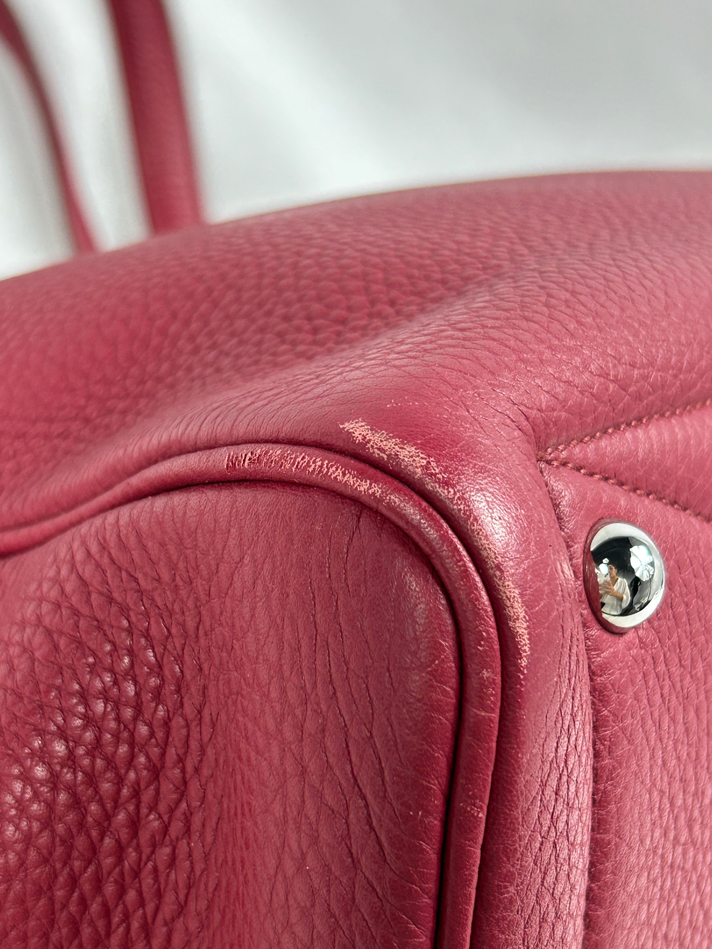 Clemence Bose De Rose Victoria 35 Shoulder Bag w/PHW