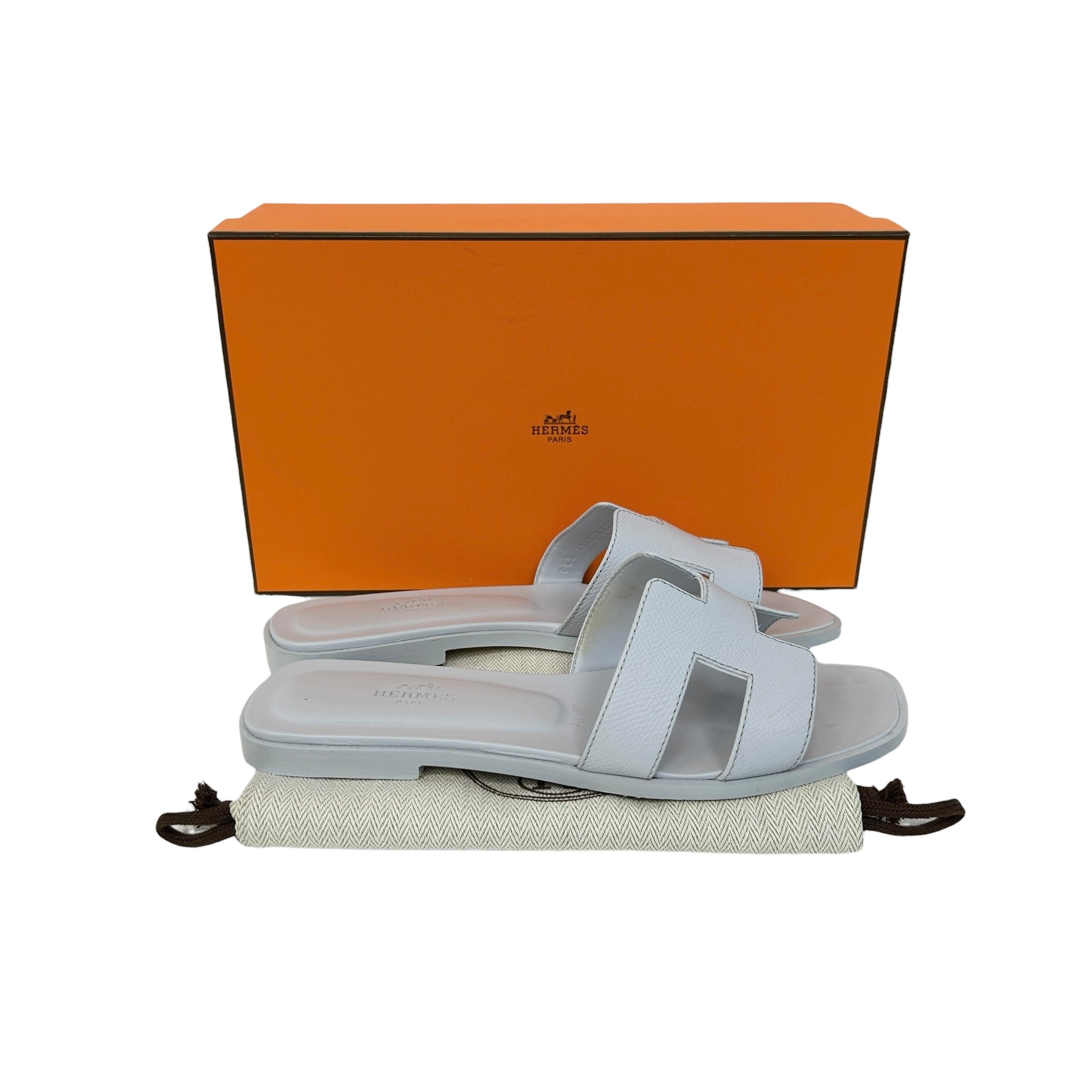 Blue Glacier Epsom Oran Sandals - Haute Classics