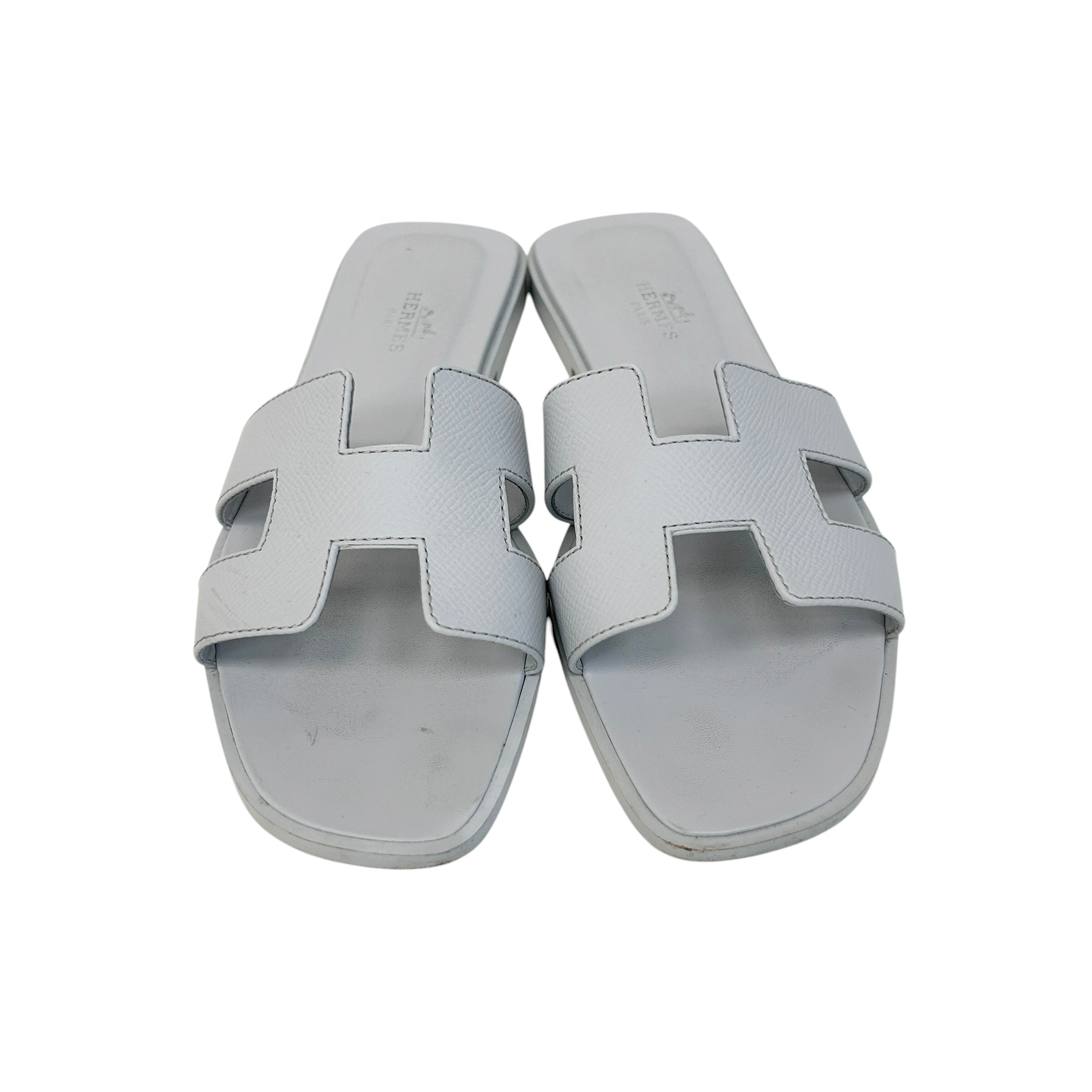 Blue Glacier Epsom Oran Sandals - Haute Classics