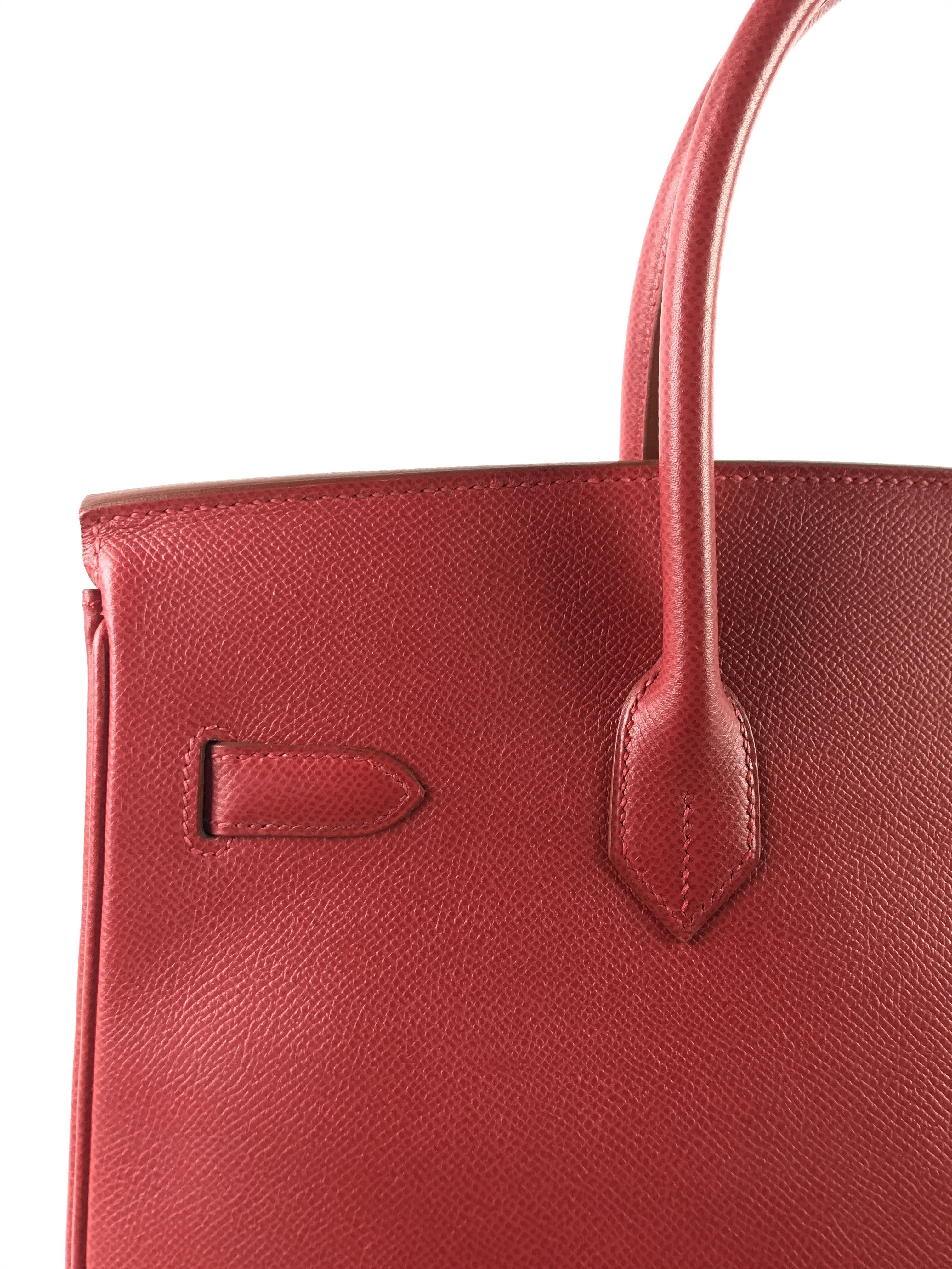 Rouge Grenat Epsom Birkin 35 w/GHW-ON LAYAWAY