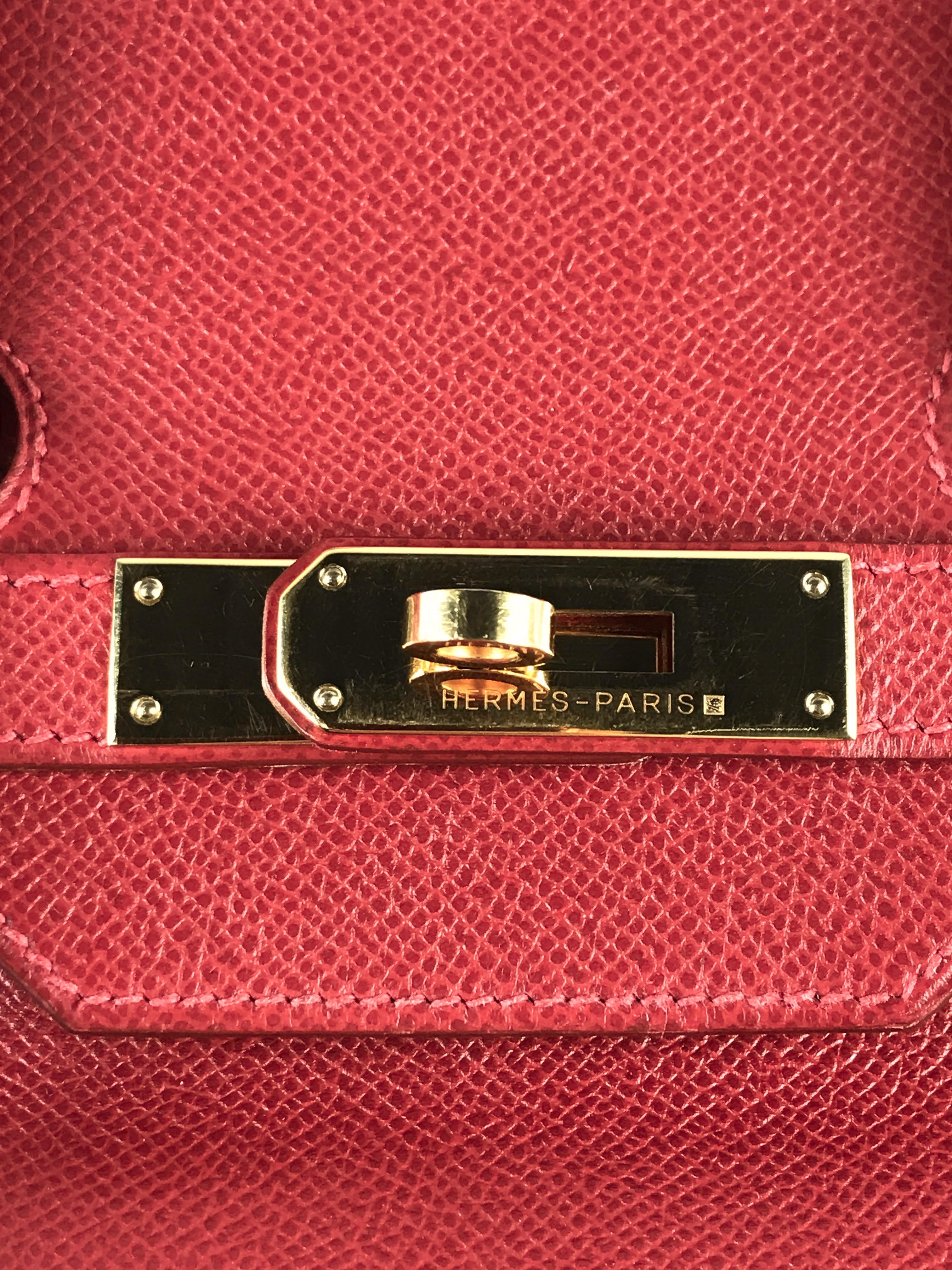 Rouge Grenat Epsom Birkin 35 w/GHW-ON LAYAWAY