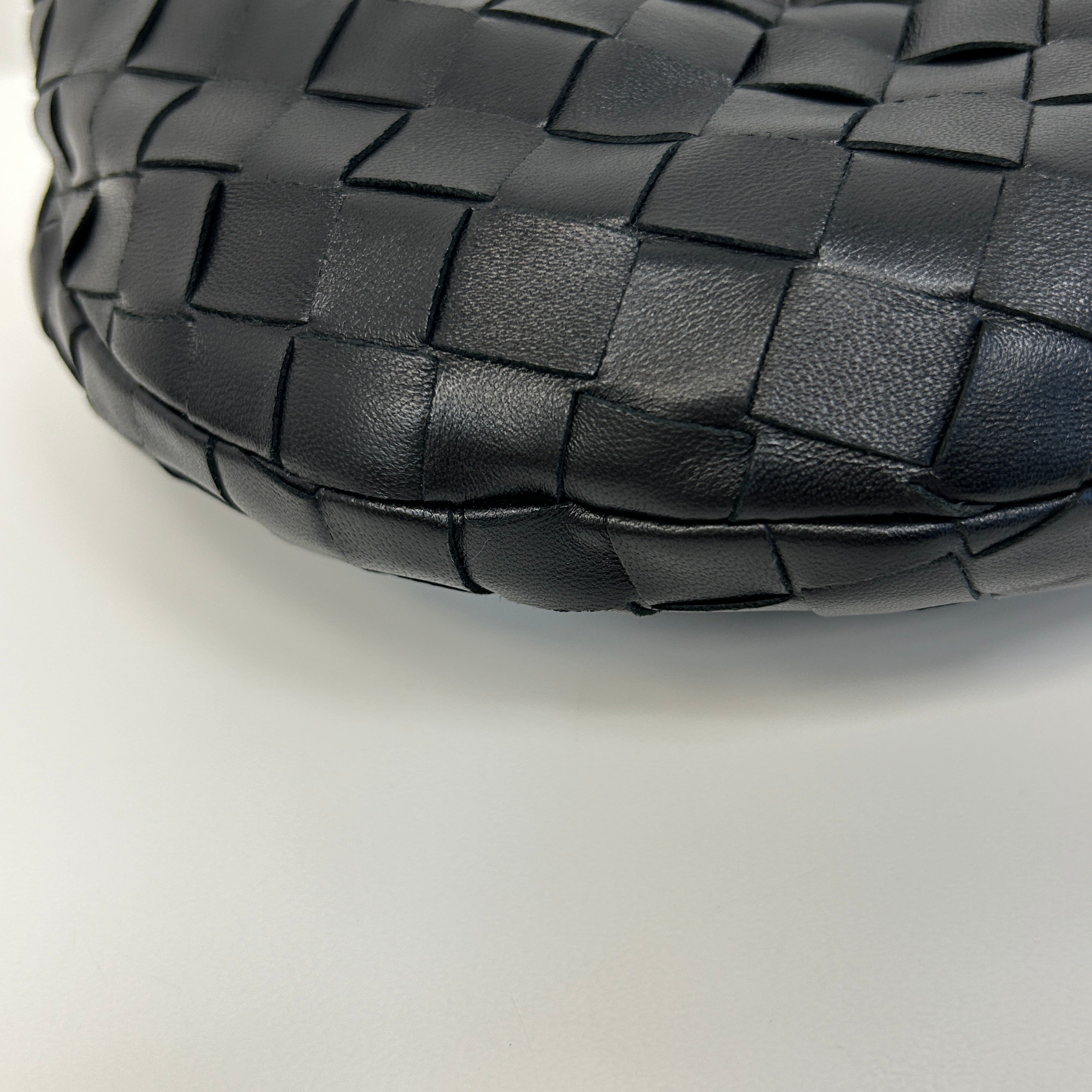 Black Nappa Intrecciato Mini Jodie w/GHW - Haute Classics