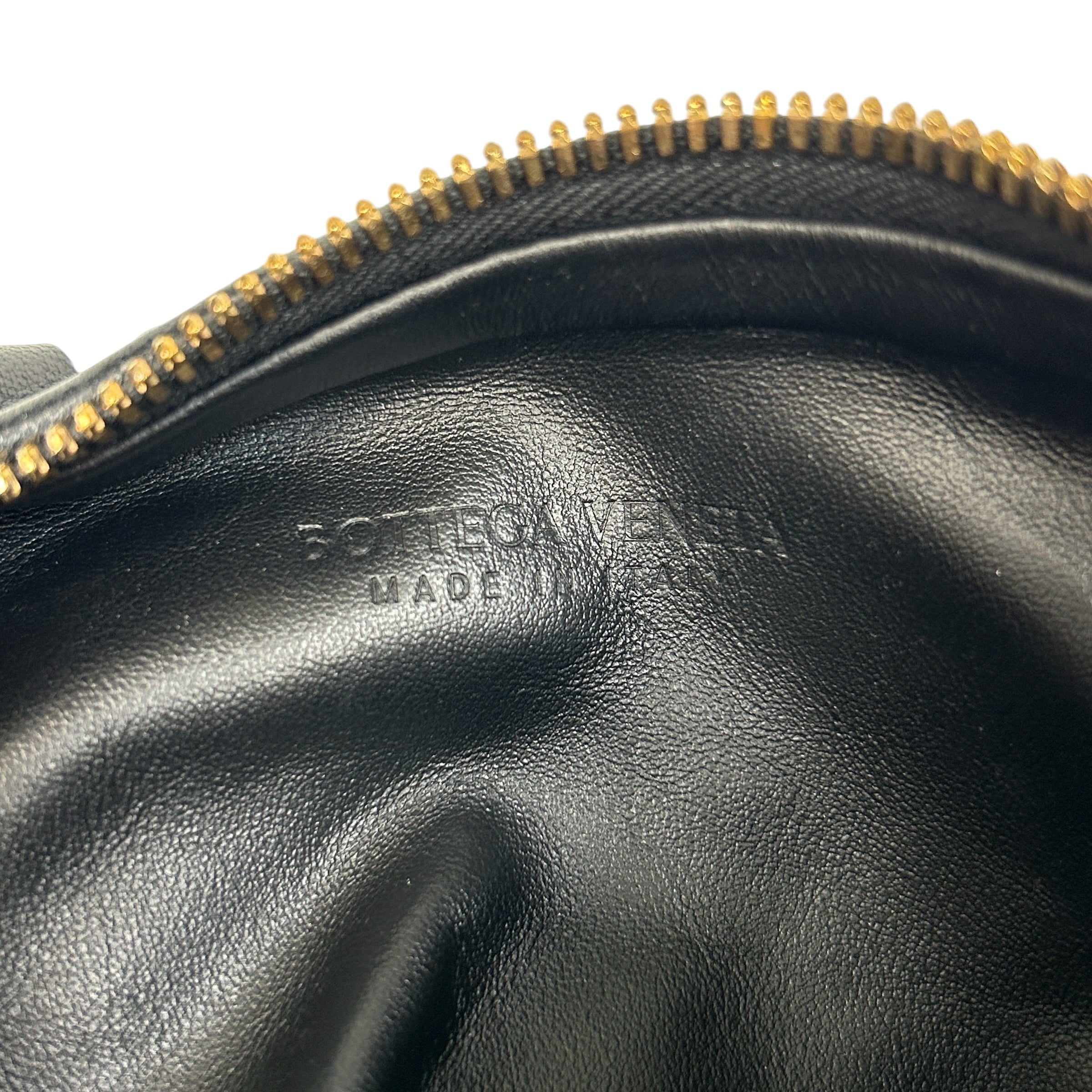 Black Nappa Intrecciato Mini Jodie w/GHW - Haute Classics