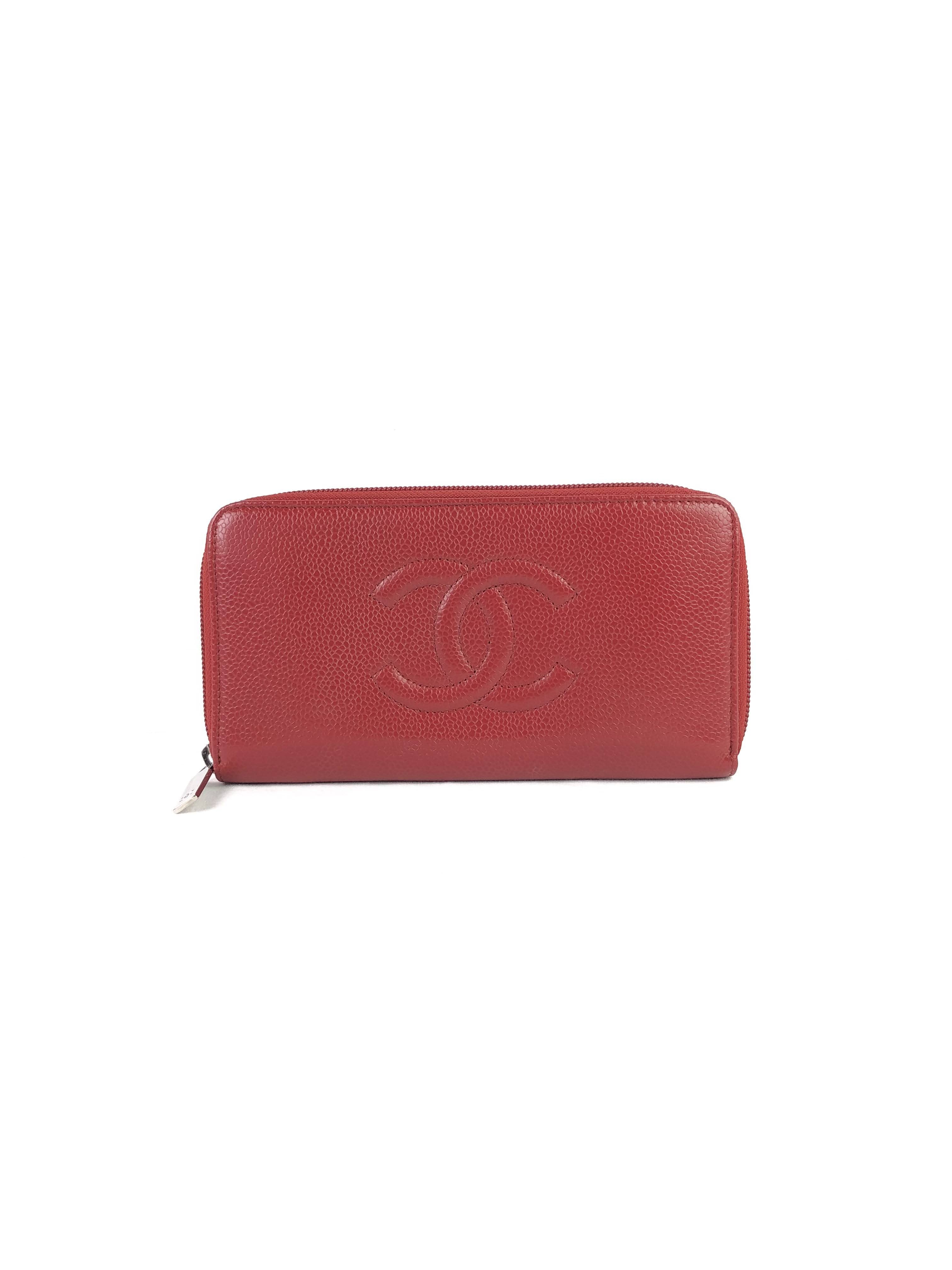 Red Caviar Timeless ‘CC’ Wallet w/SHW