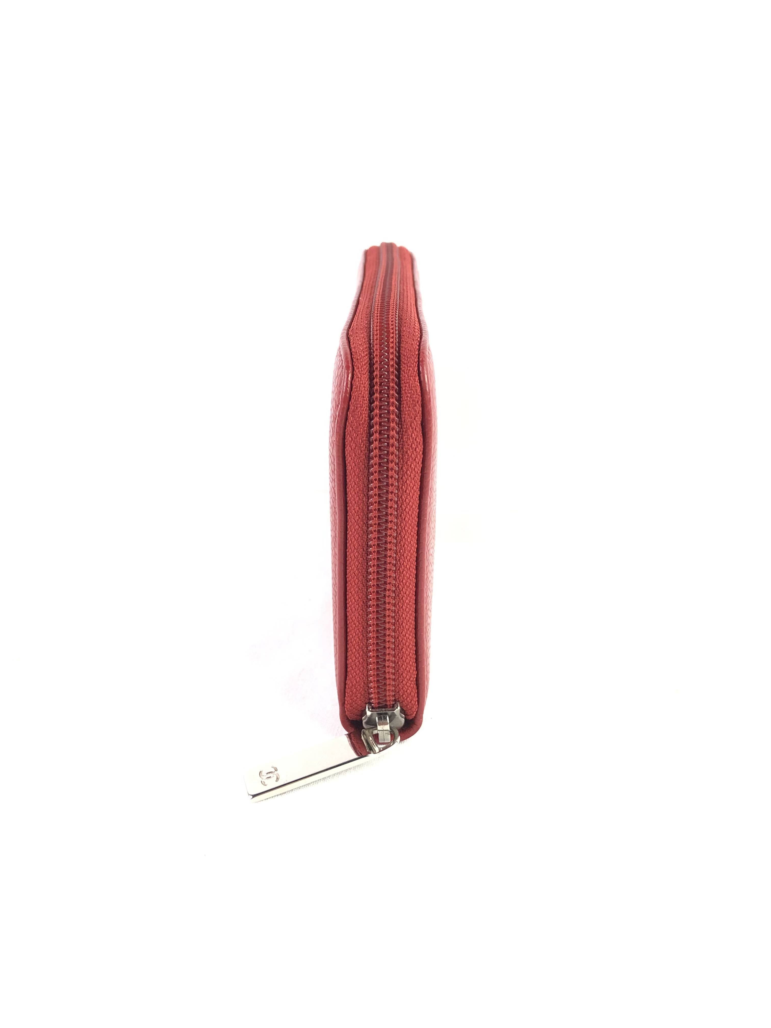 Red Caviar Timeless ‘CC’ Wallet w/SHW