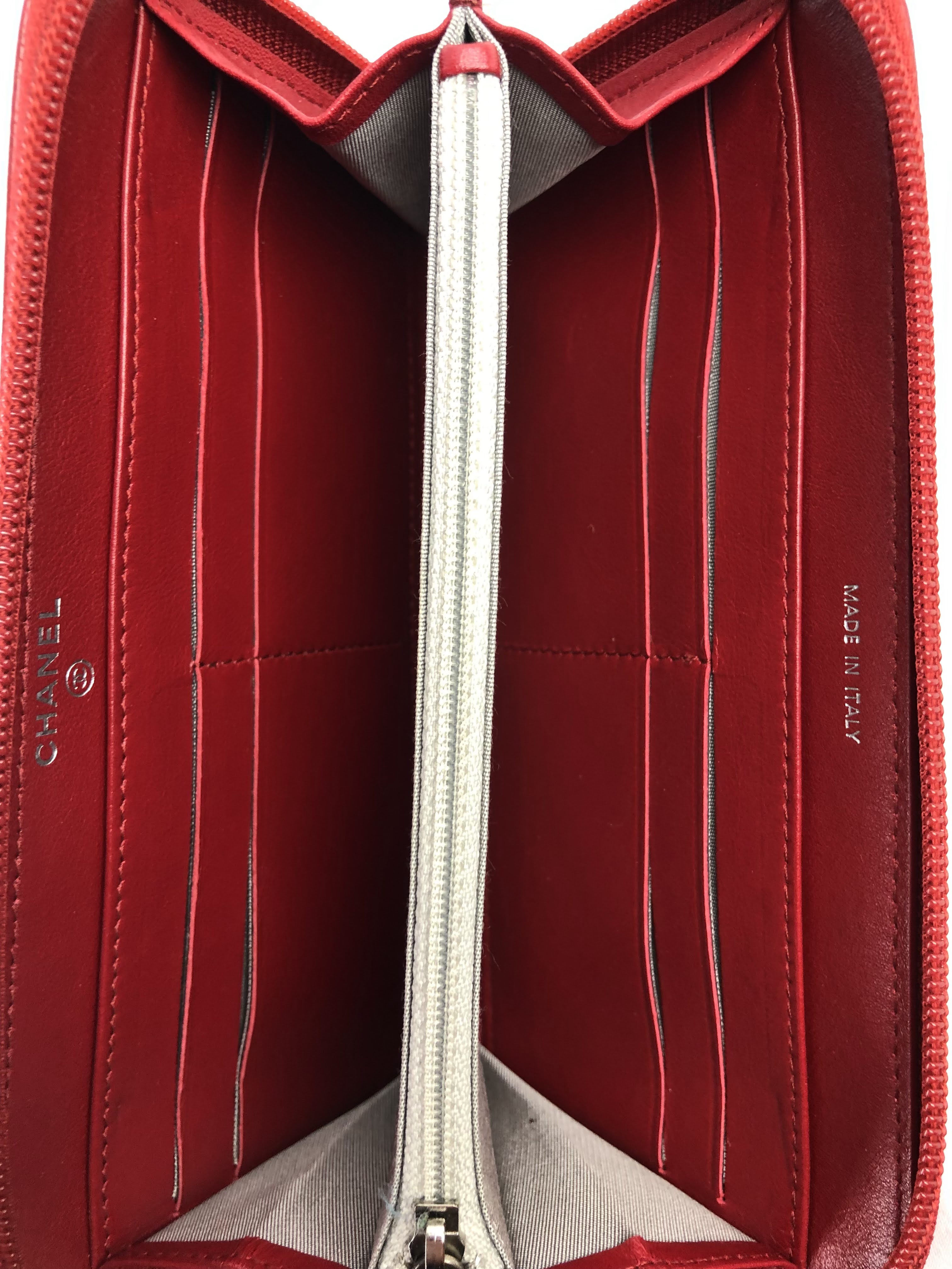 Red Caviar Timeless ‘CC’ Wallet w/SHW