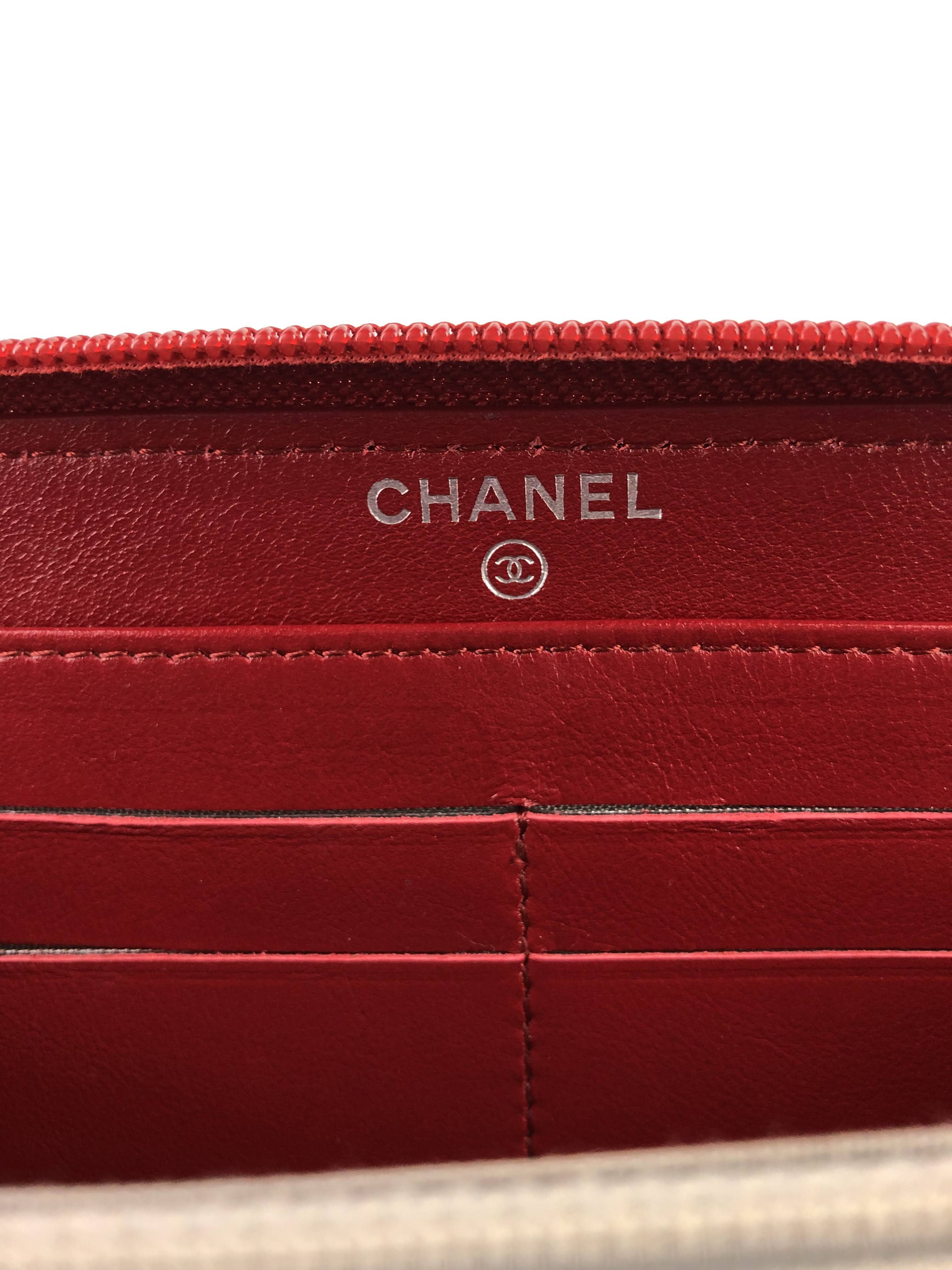Red Caviar Timeless ‘CC’ Wallet w/SHW