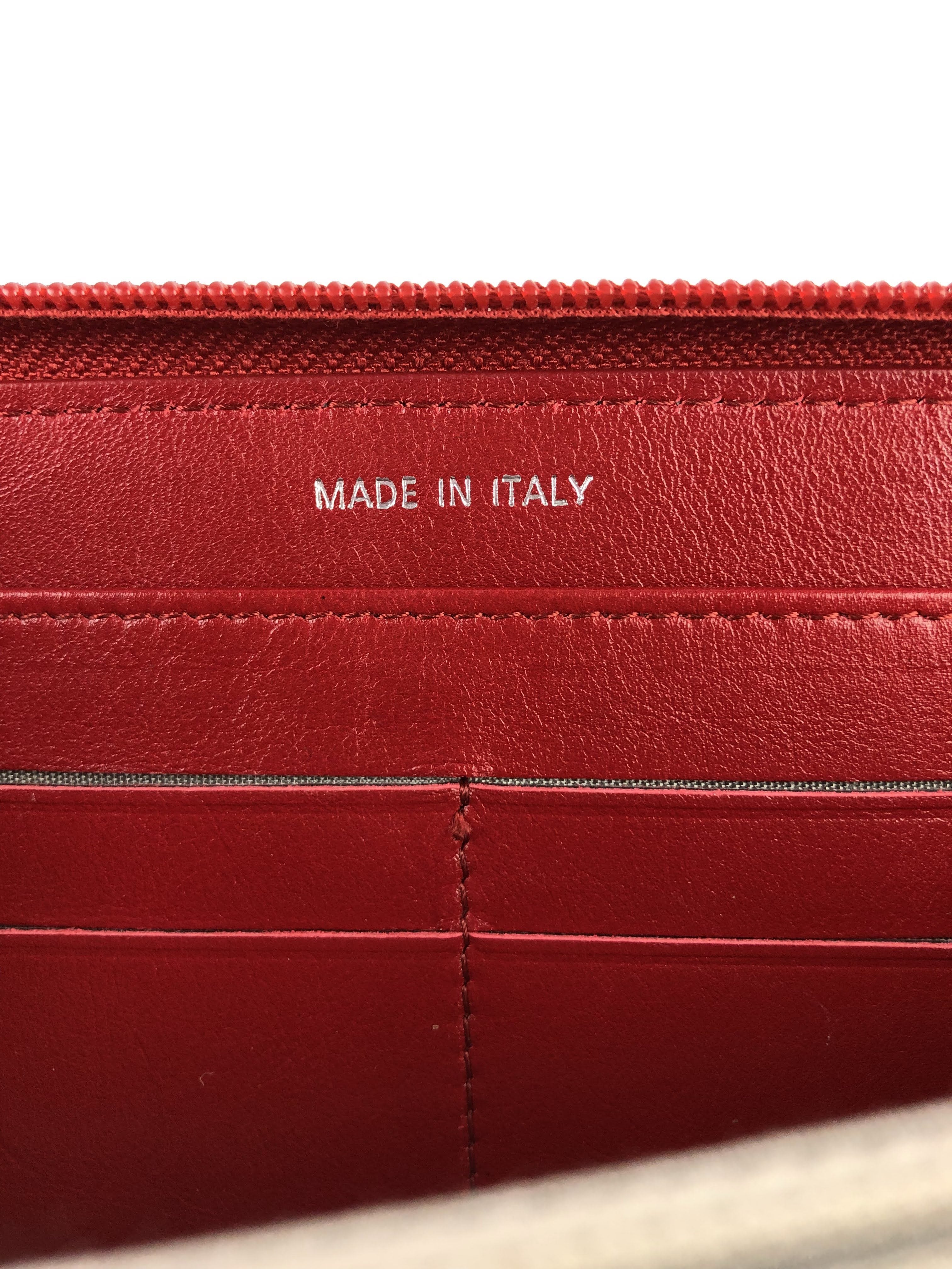 Red Caviar Timeless ‘CC’ Wallet w/SHW
