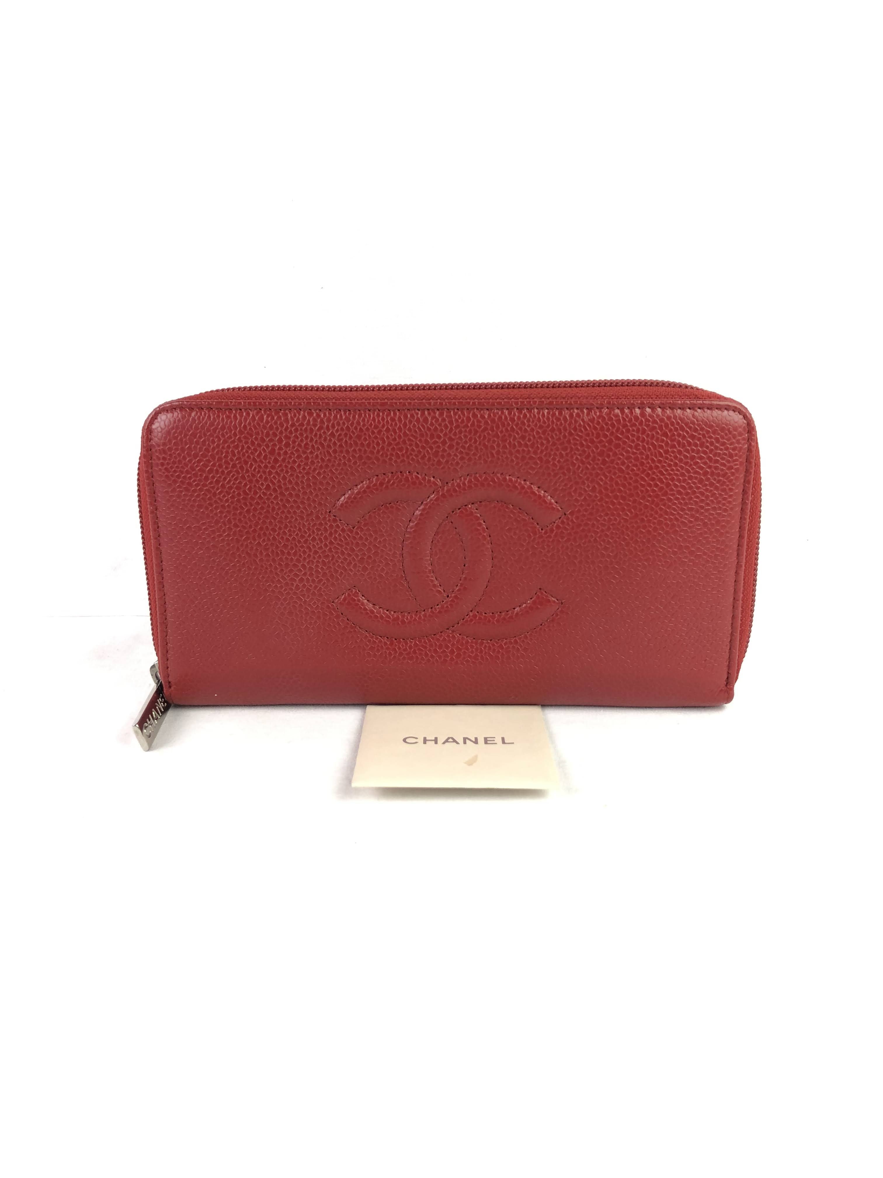 Red Caviar Timeless ‘CC’ Wallet w/SHW
