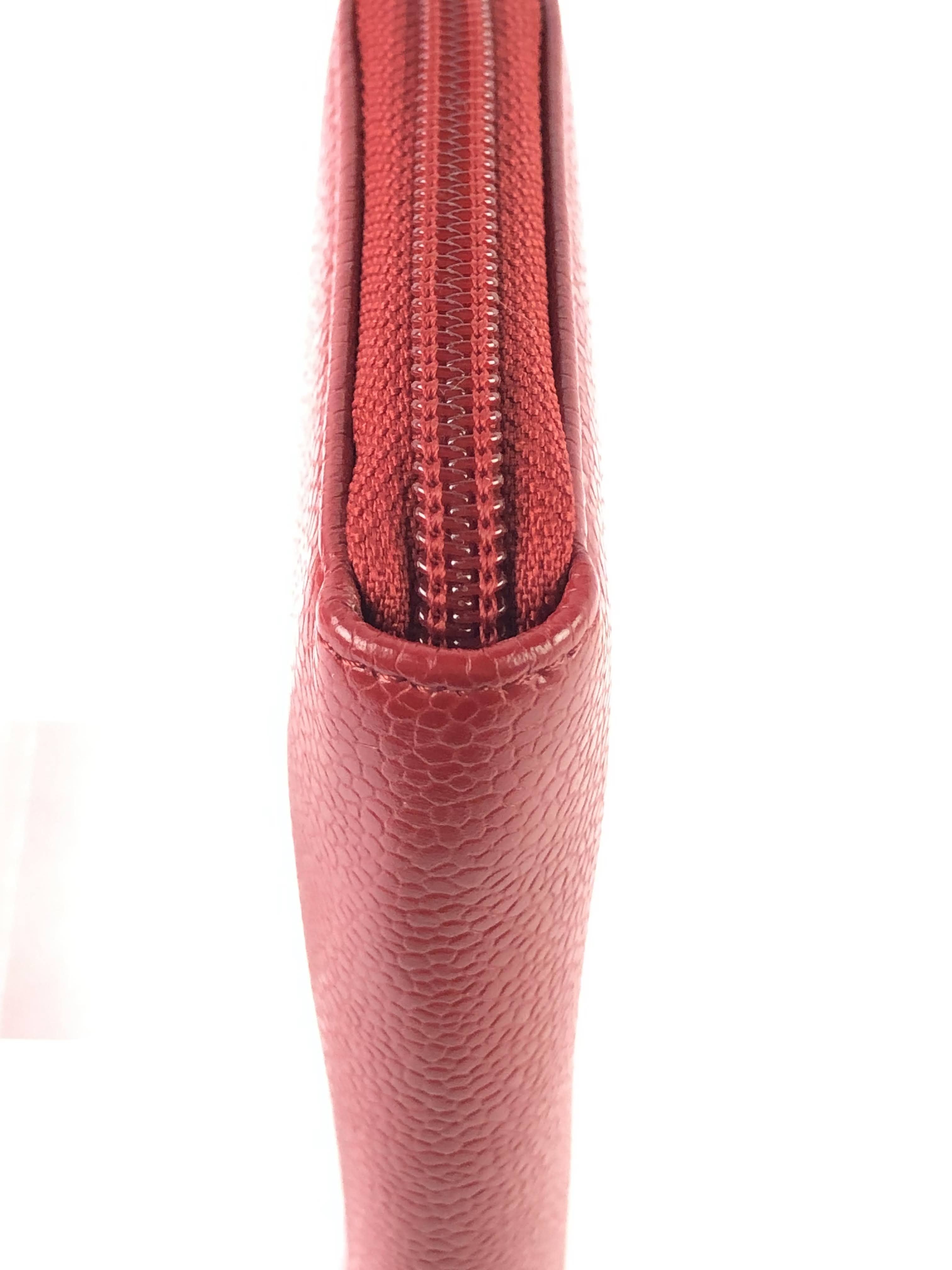 Red Caviar Timeless ‘CC’ Wallet w/SHW
