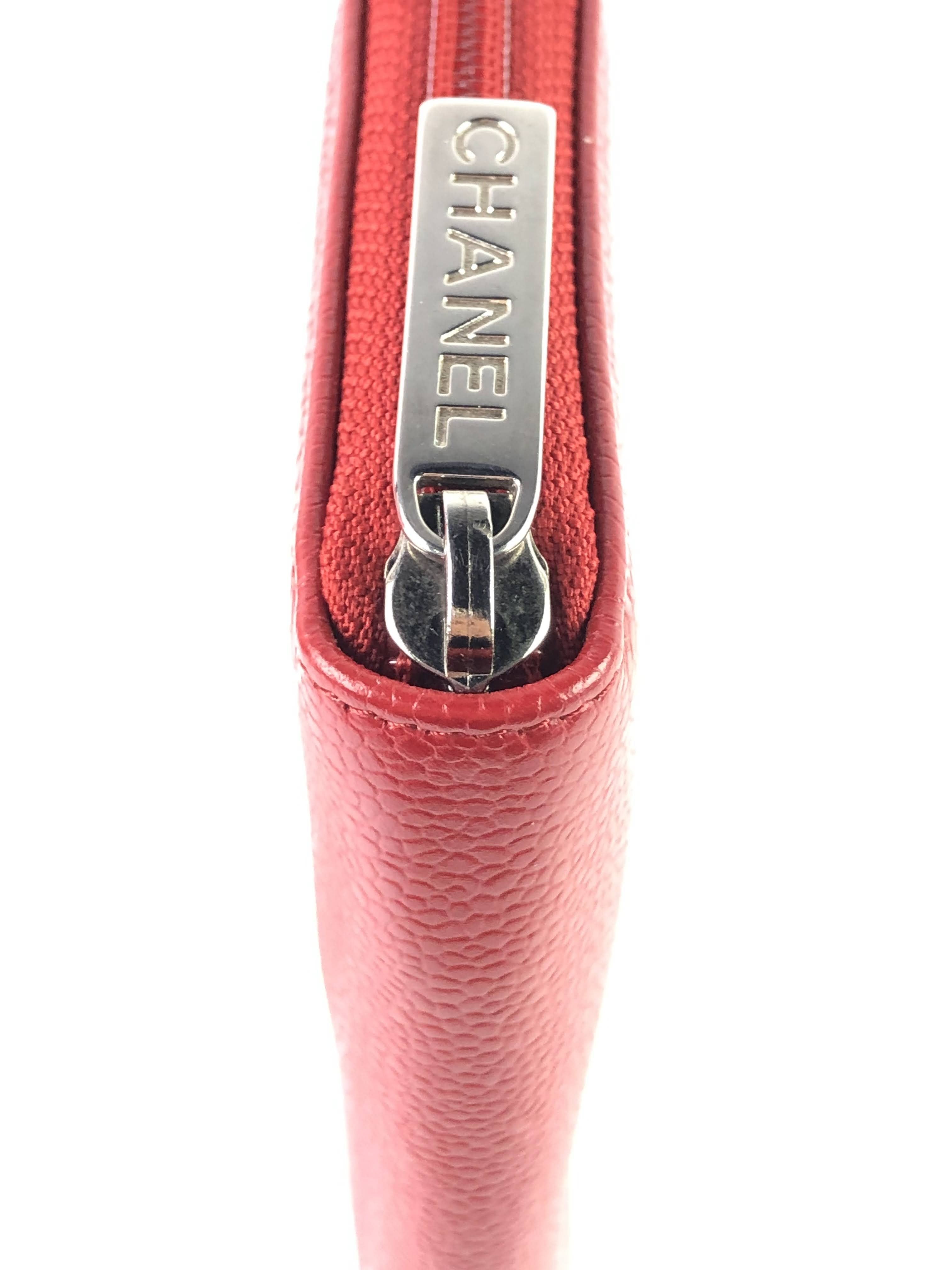 Red Caviar Timeless ‘CC’ Wallet w/SHW