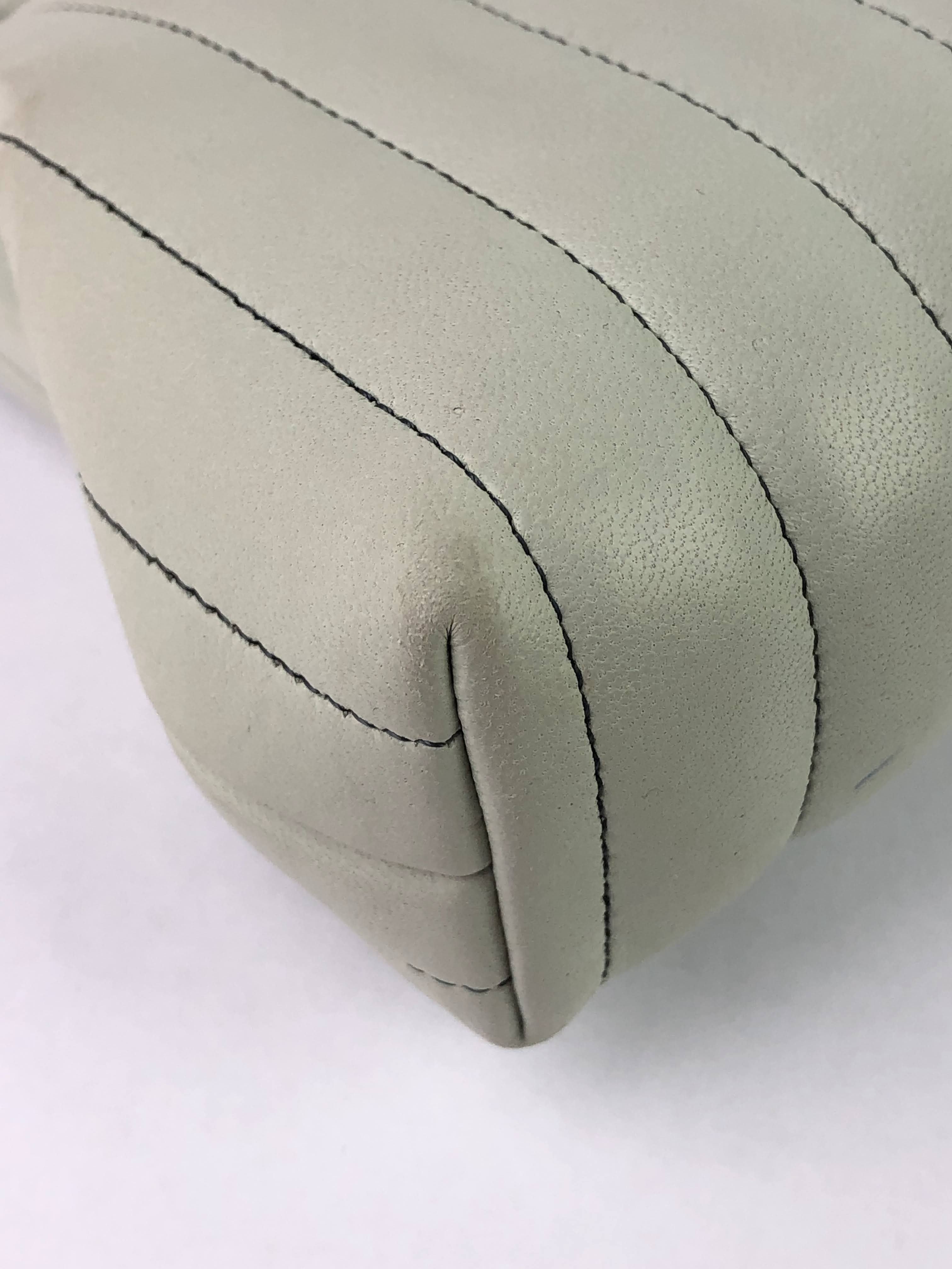 Mint Green Mademoiselle Ligne Clutch w/SHW