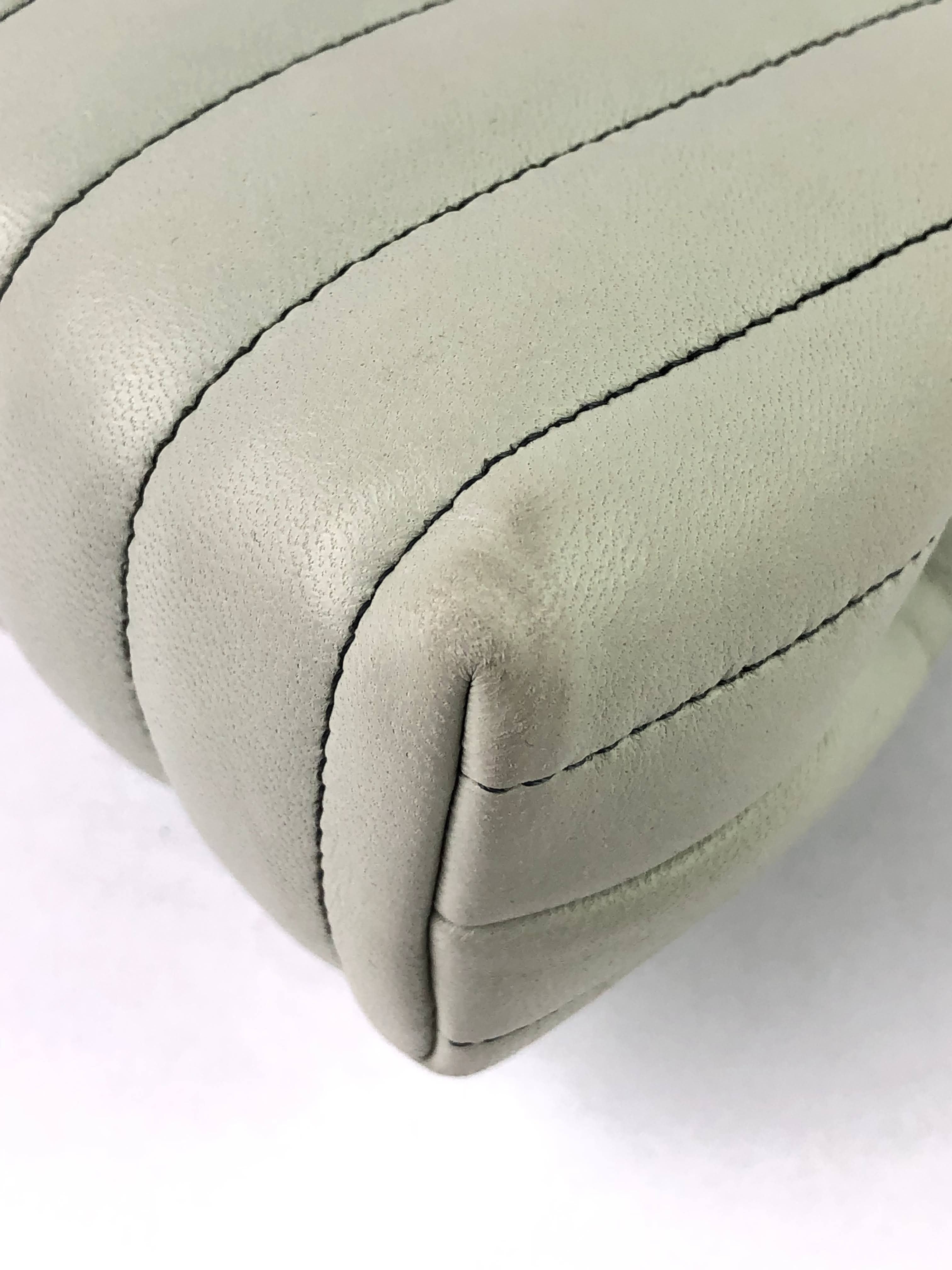 Mint Green Mademoiselle Ligne Clutch w/SHW