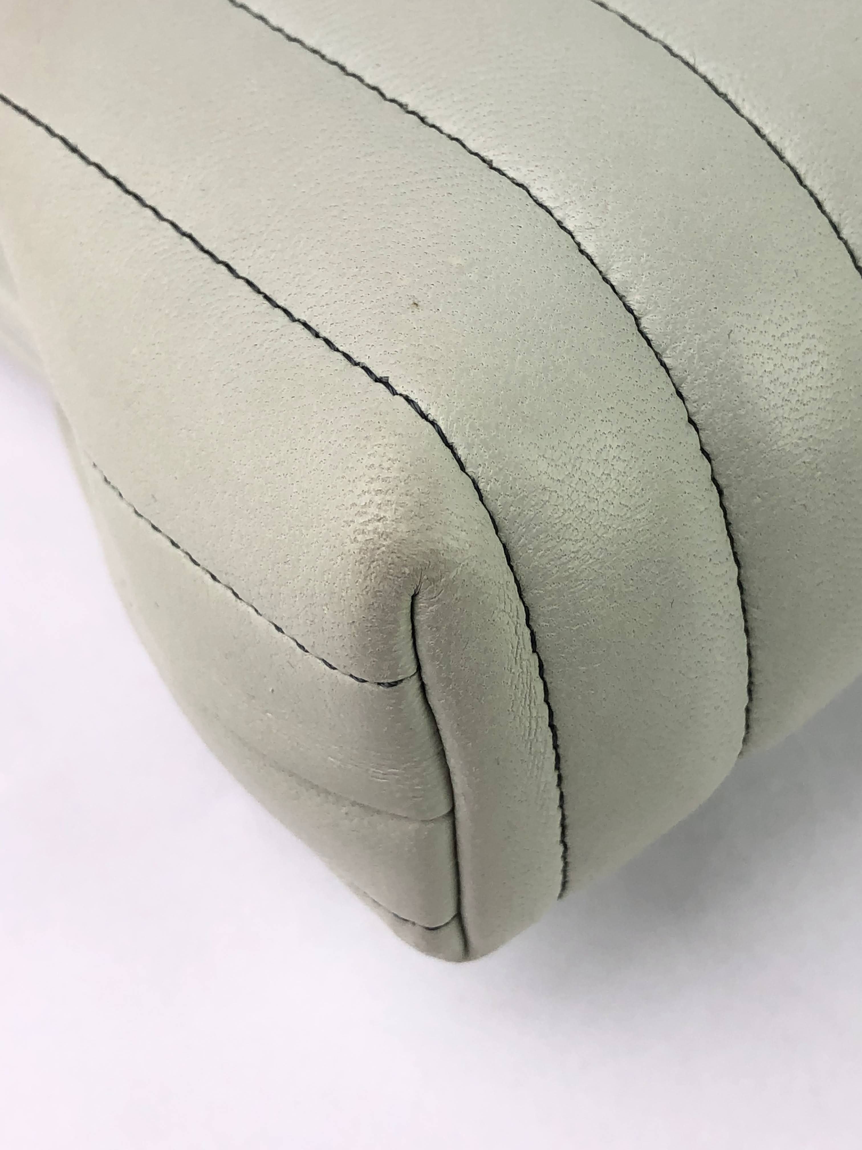 Mint Green Mademoiselle Ligne Clutch w/SHW