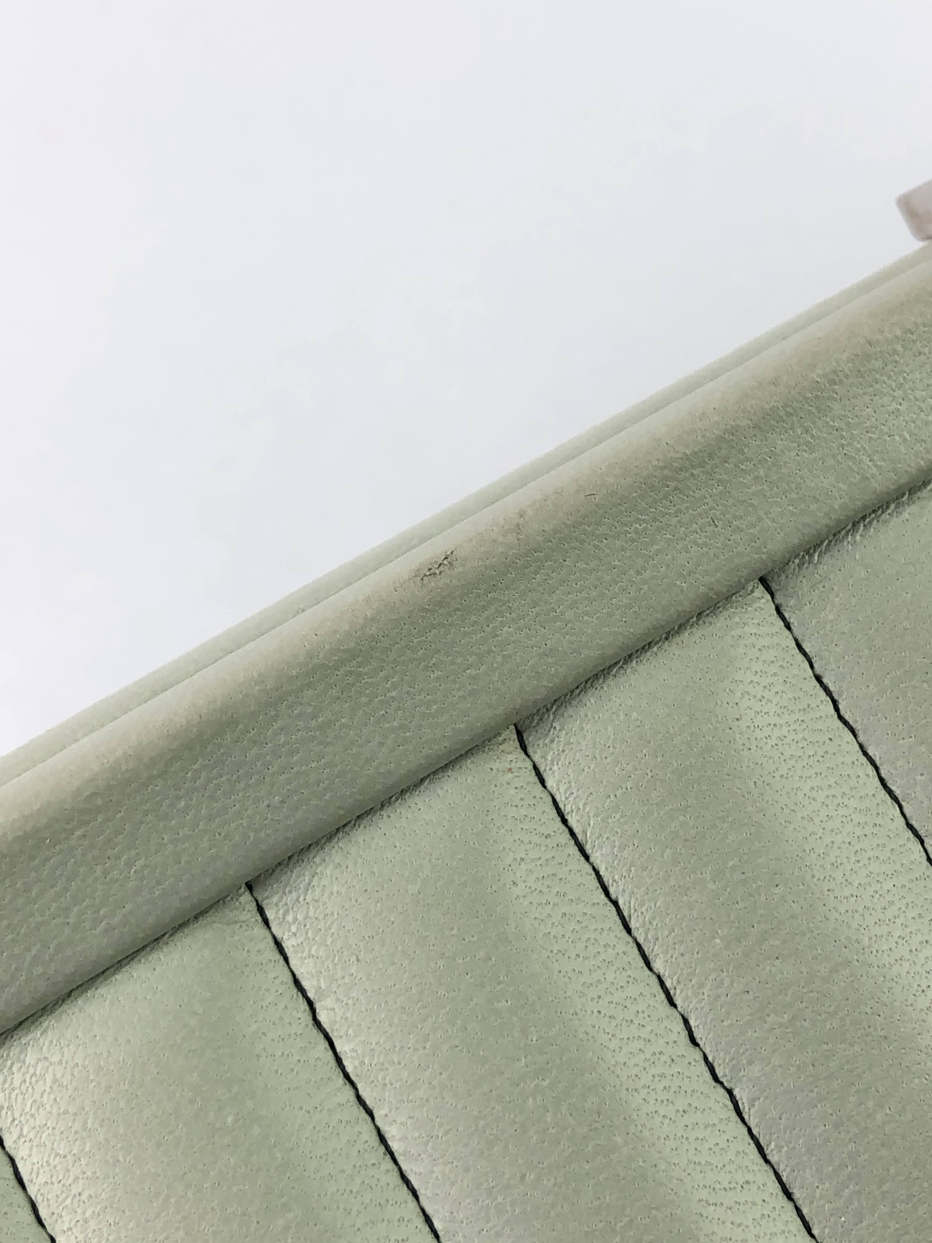 Mint Green Mademoiselle Ligne Clutch w/SHW