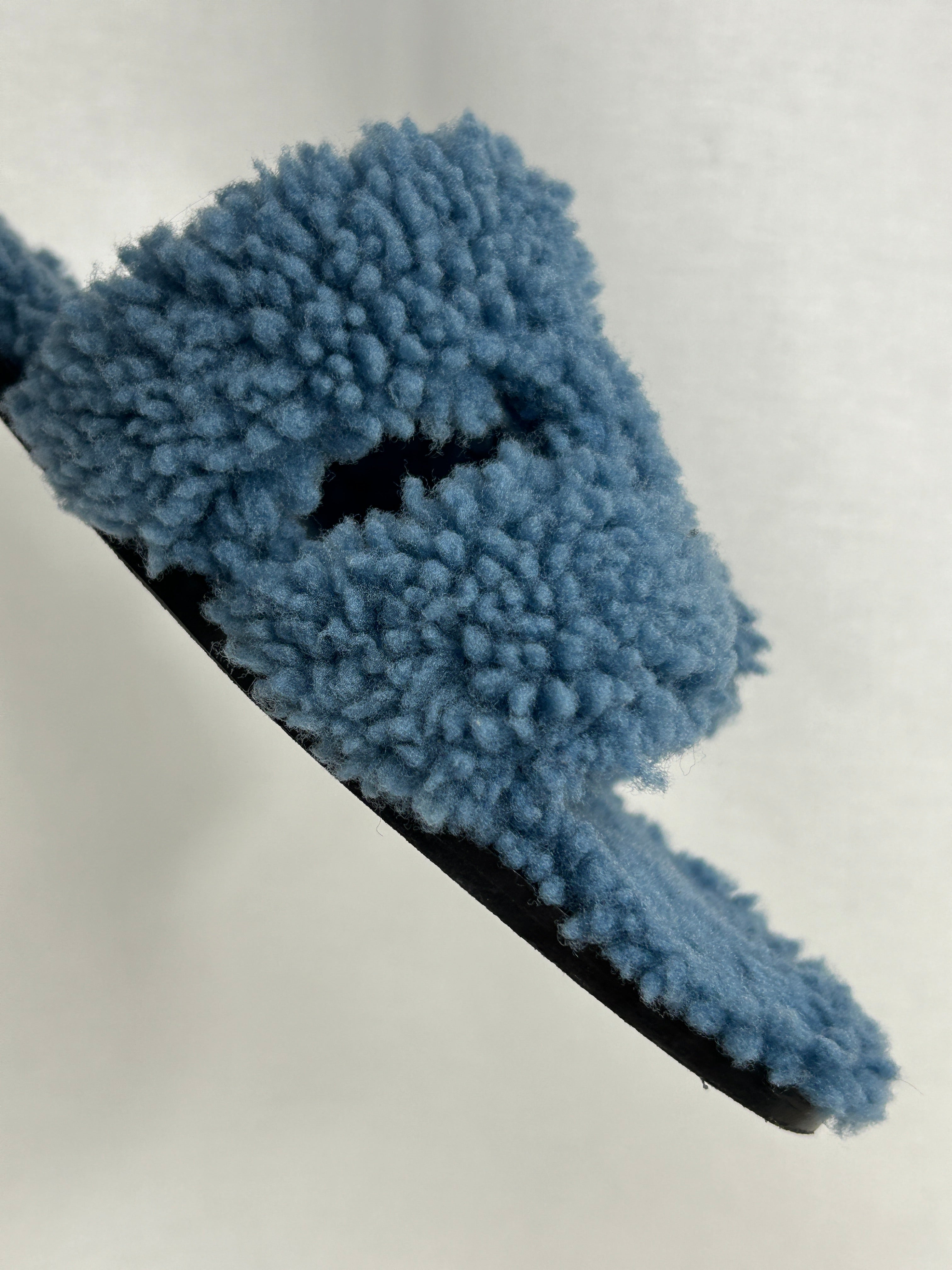 Blue Teddy Oran Sandals
