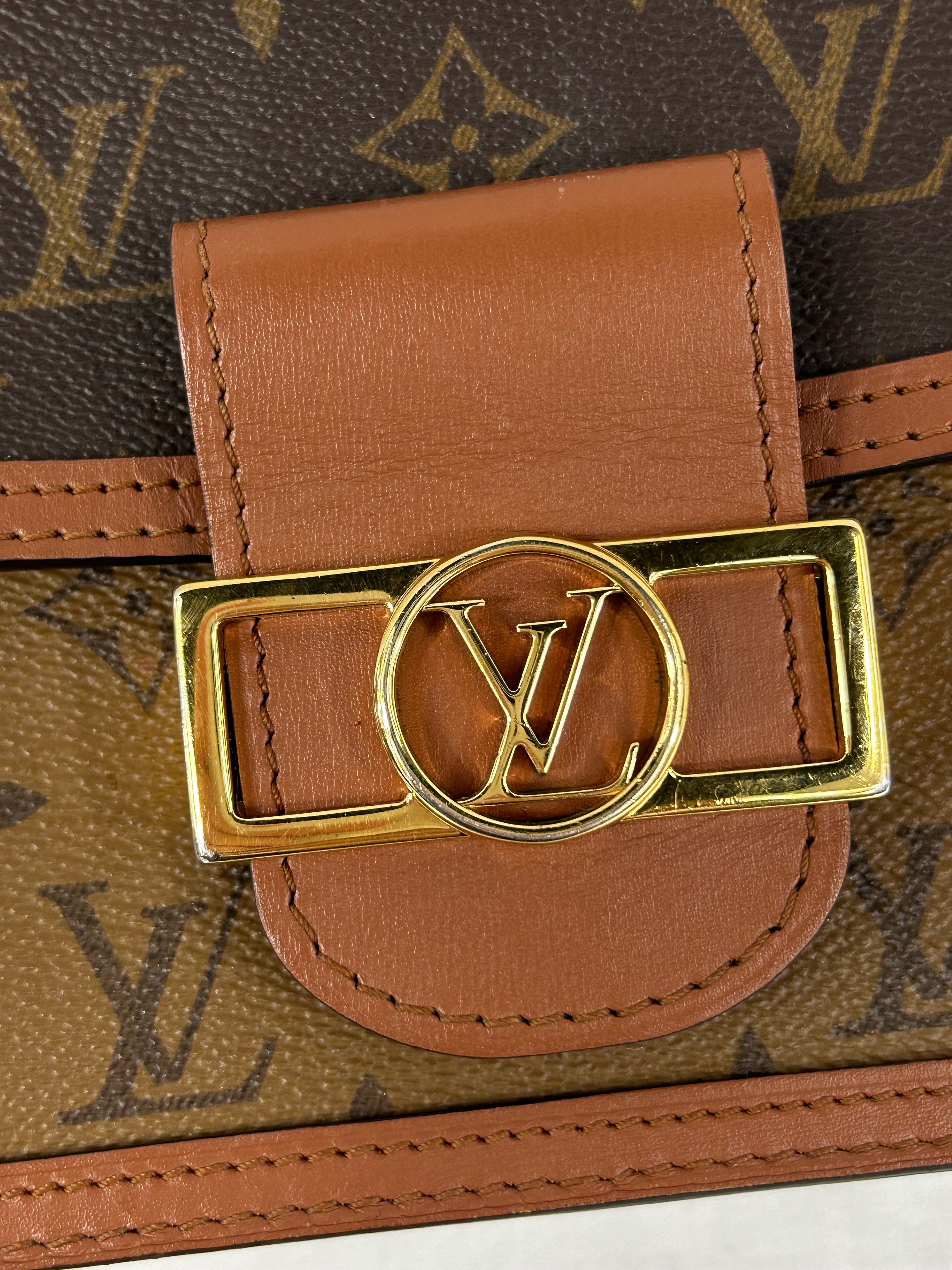 Reverse Monogram Dauphine Mini W/GHW