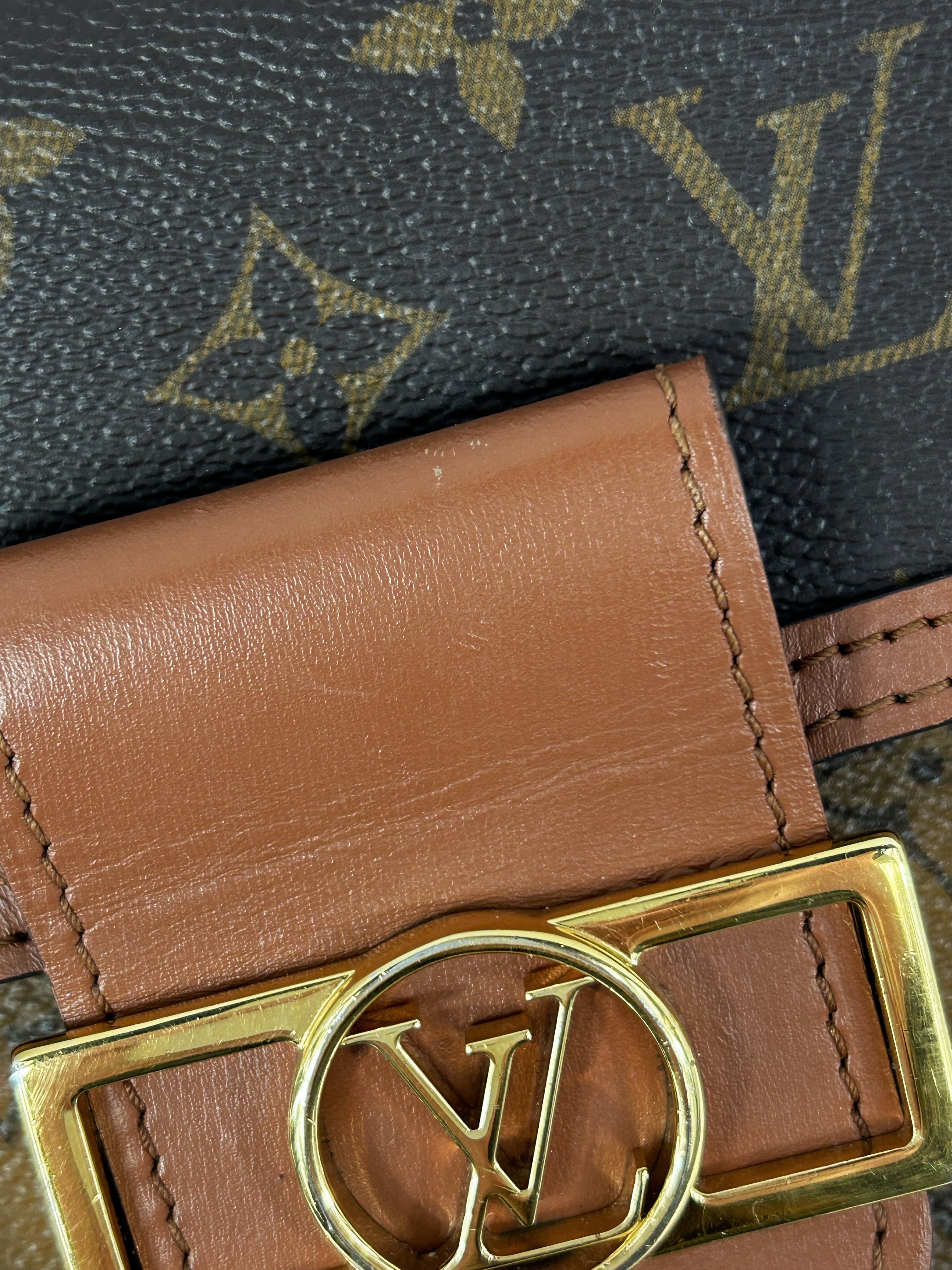 Reverse Monogram Dauphine Mini W/GHW