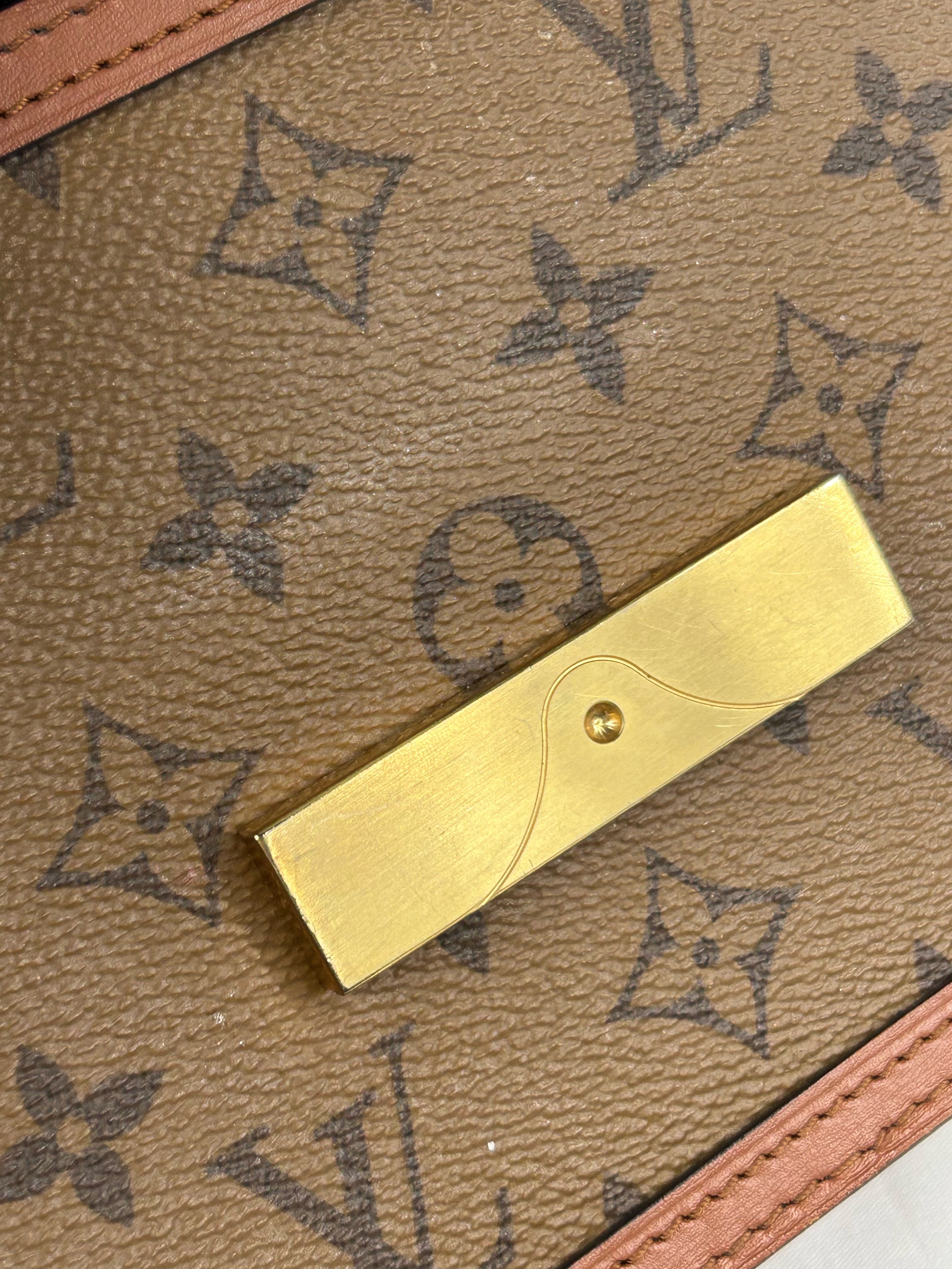 Reverse Monogram Dauphine Mini W/GHW