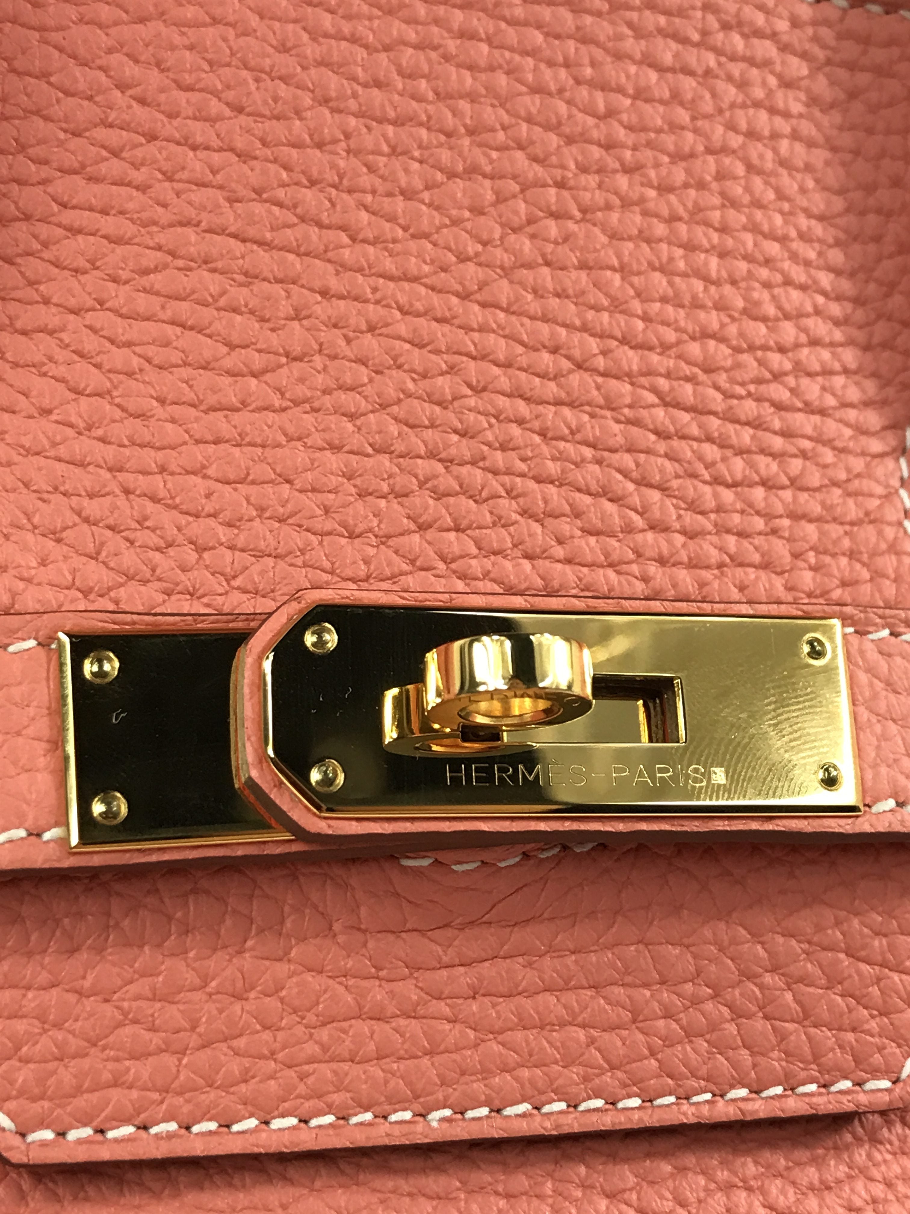 Togo Crevette Birkin 35 W/GHW