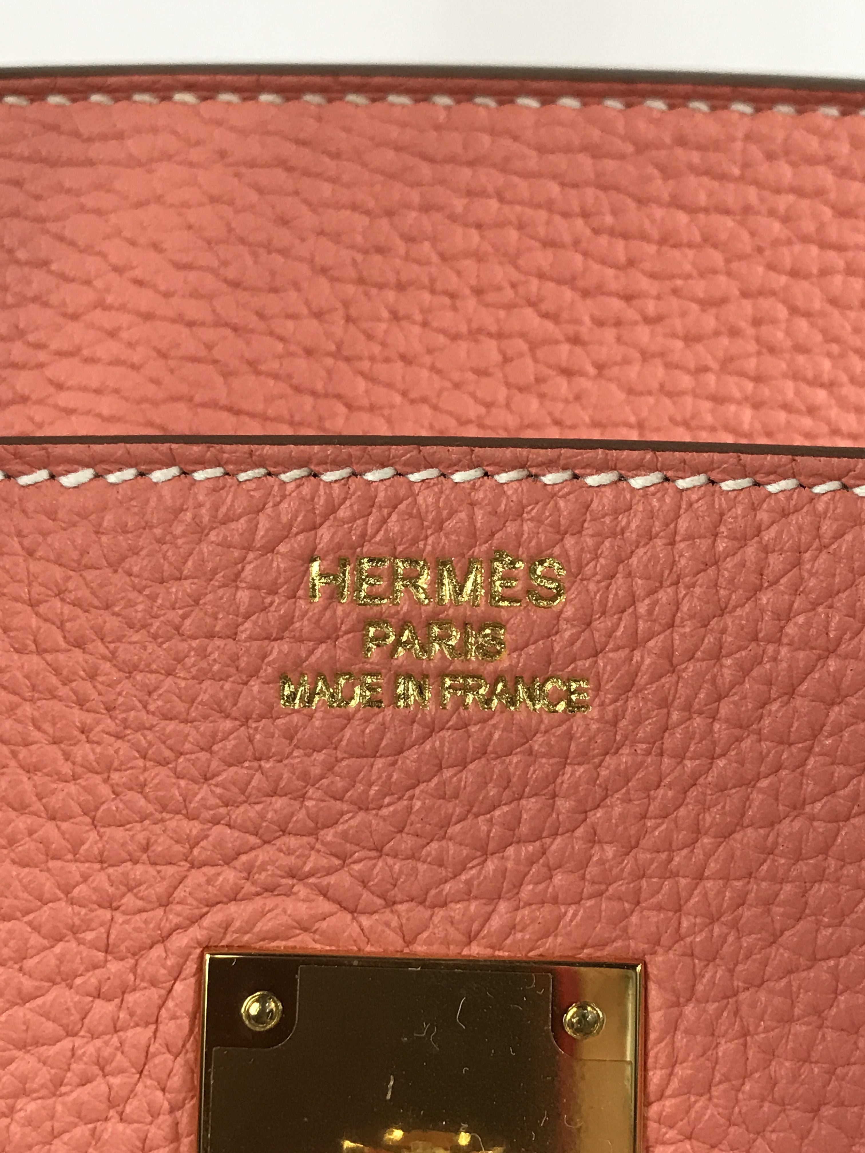 Togo Crevette Birkin 35 W/GHW