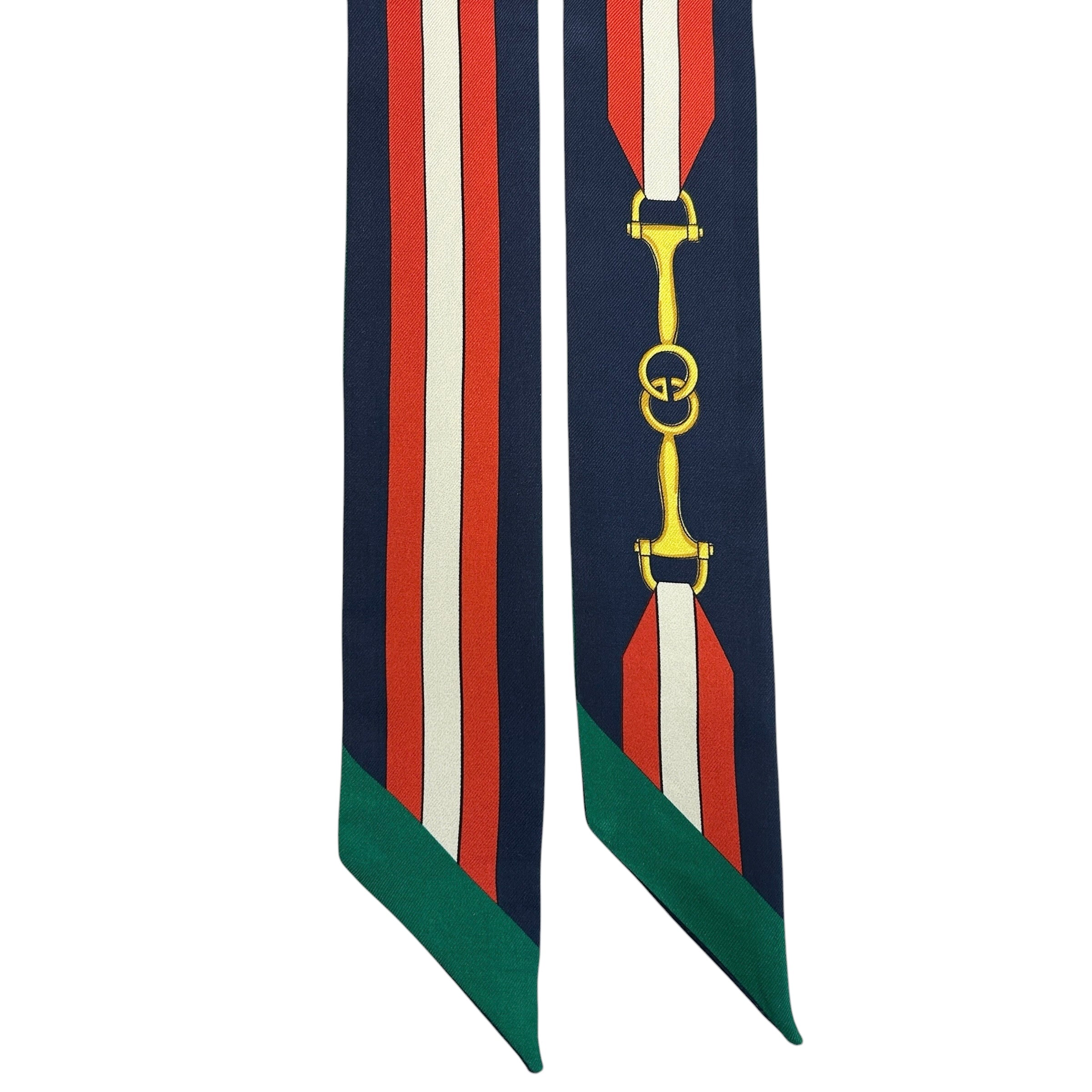 Green/Red/Navy twilly - Haute Classics