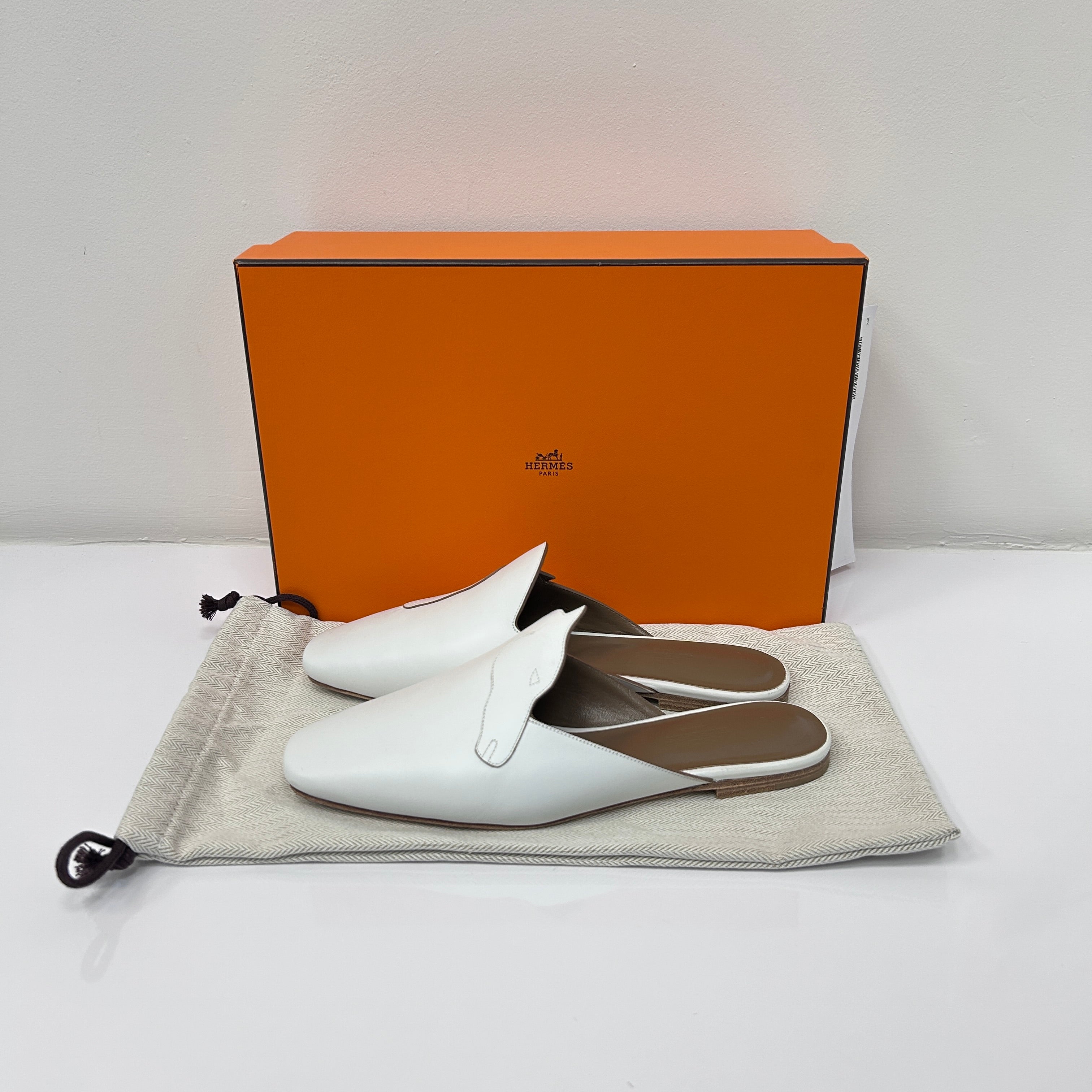 White Tangeria Mule