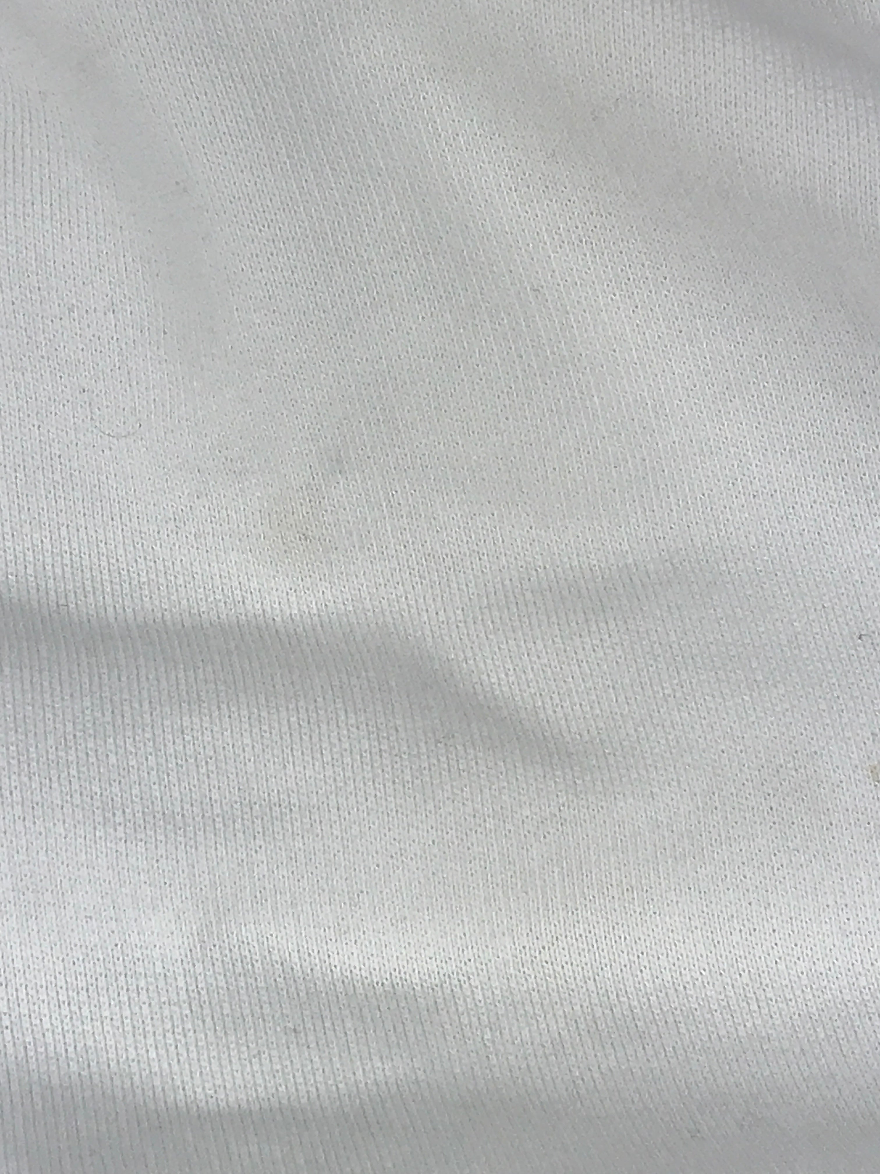 White Logo Printed Cotton Hoodie Sweater