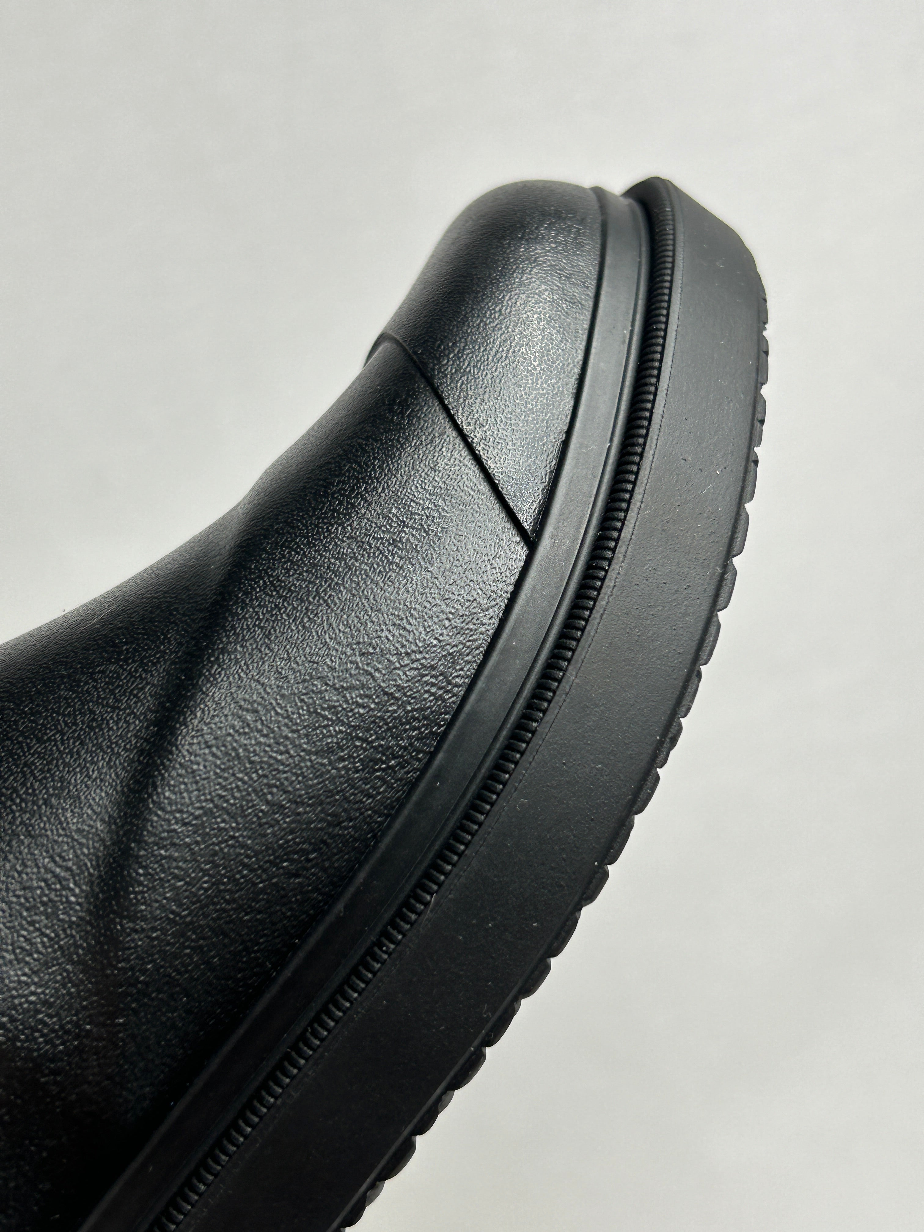 Black Rubber CC Rainboots