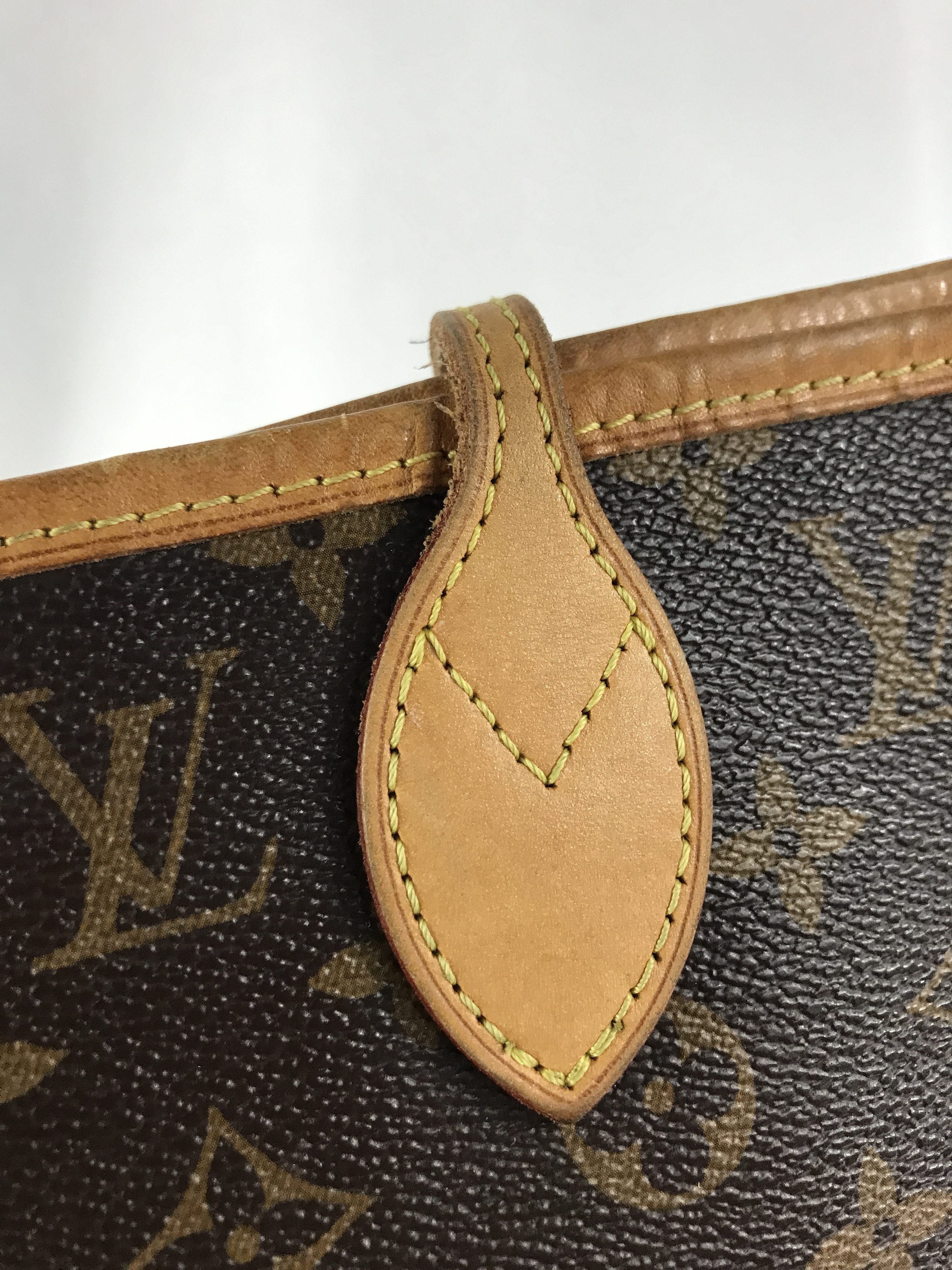 Monogram Neverfull MM Tote Bag w/GHW