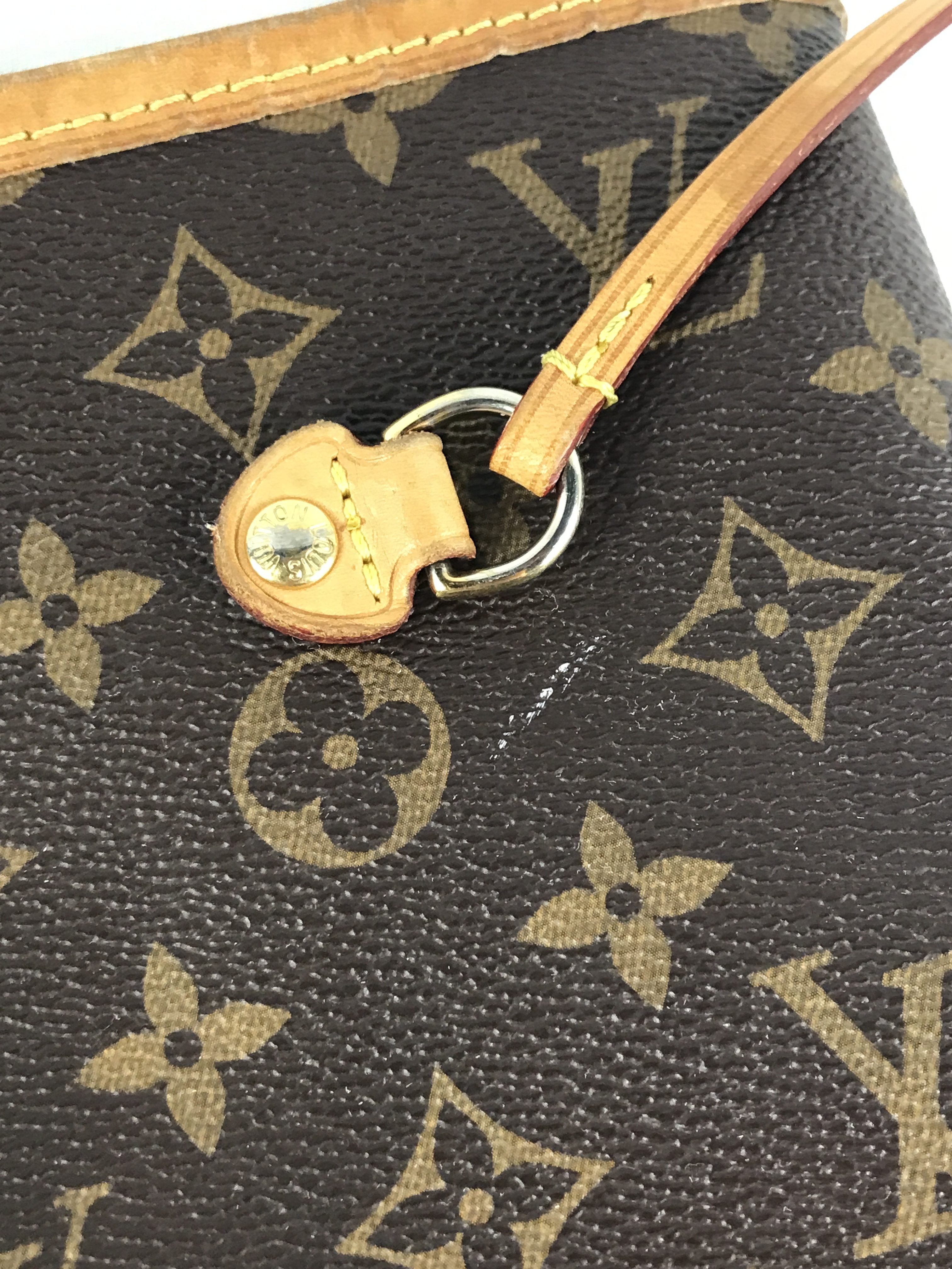 Monogram Neverfull MM Tote Bag w/GHW