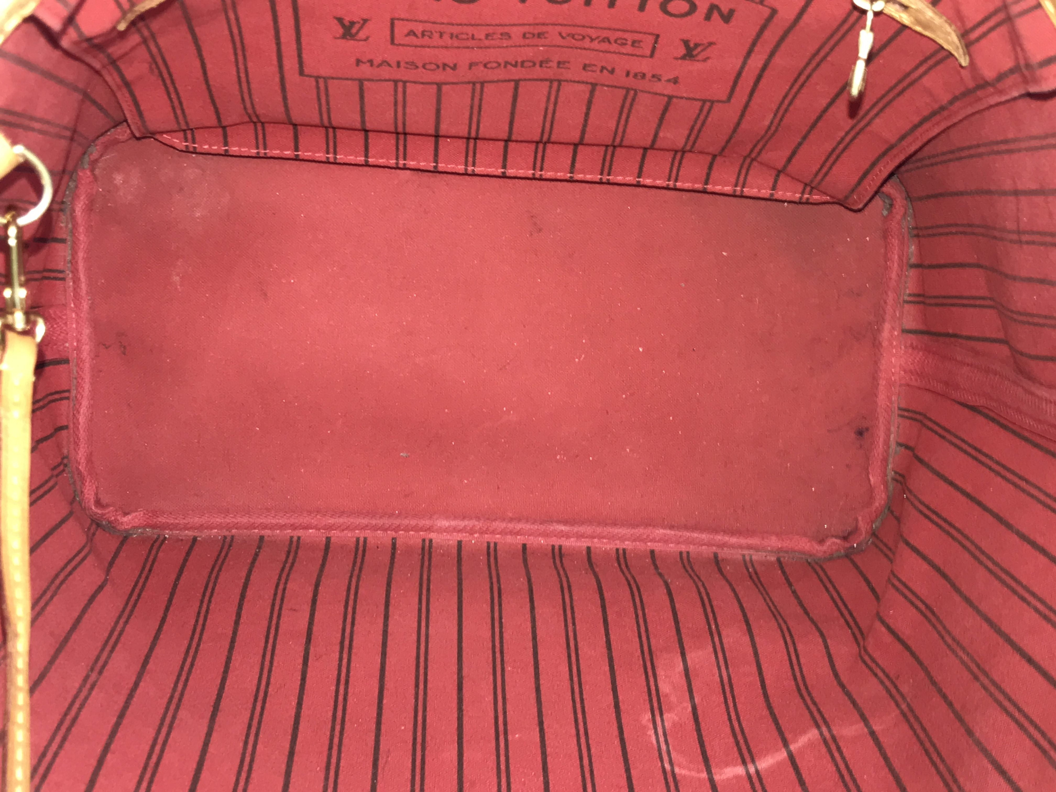 Monogram Neverfull MM Tote Bag w/GHW