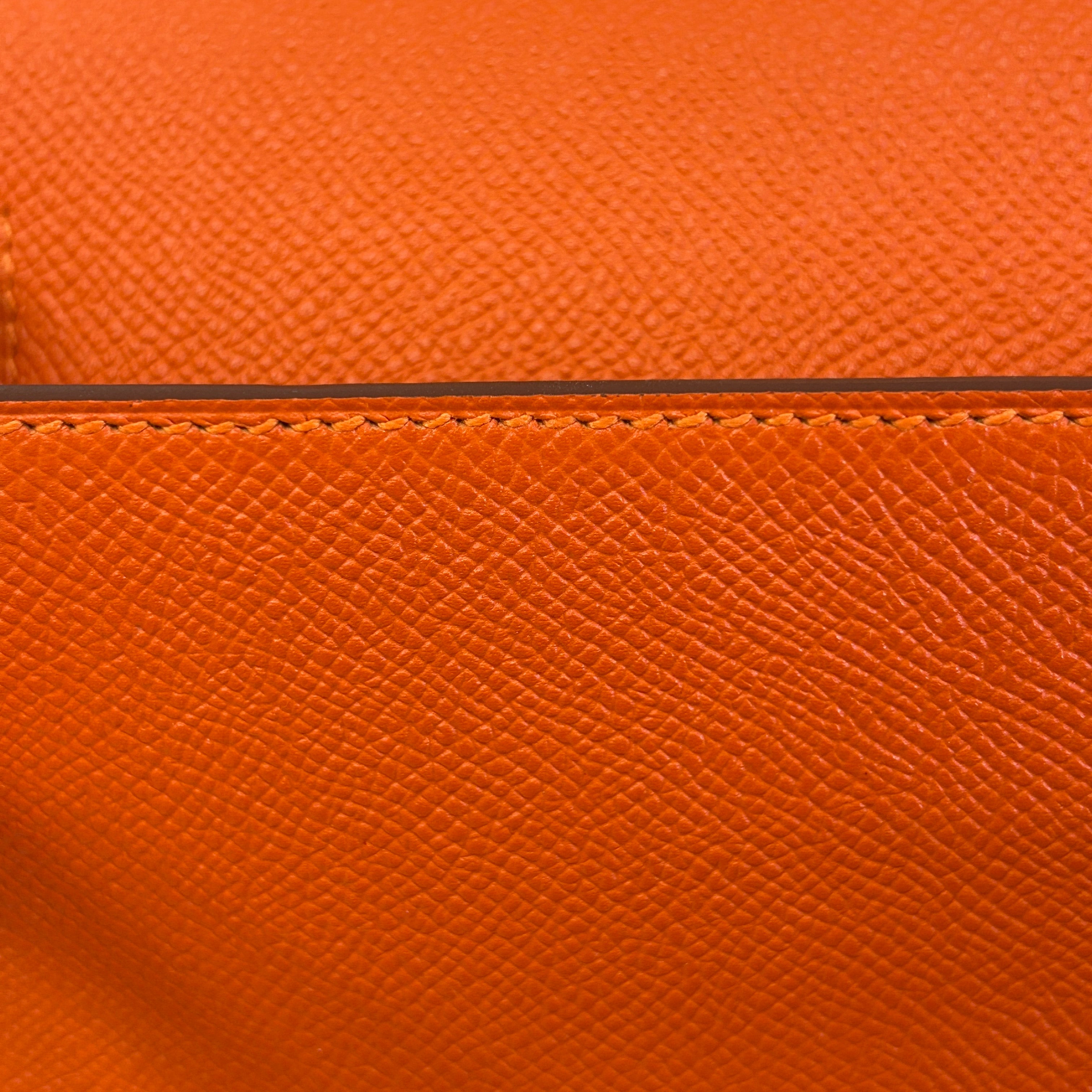Orange Epsom Leather Kelly Sellier 32 w/GHW - Haute Classics