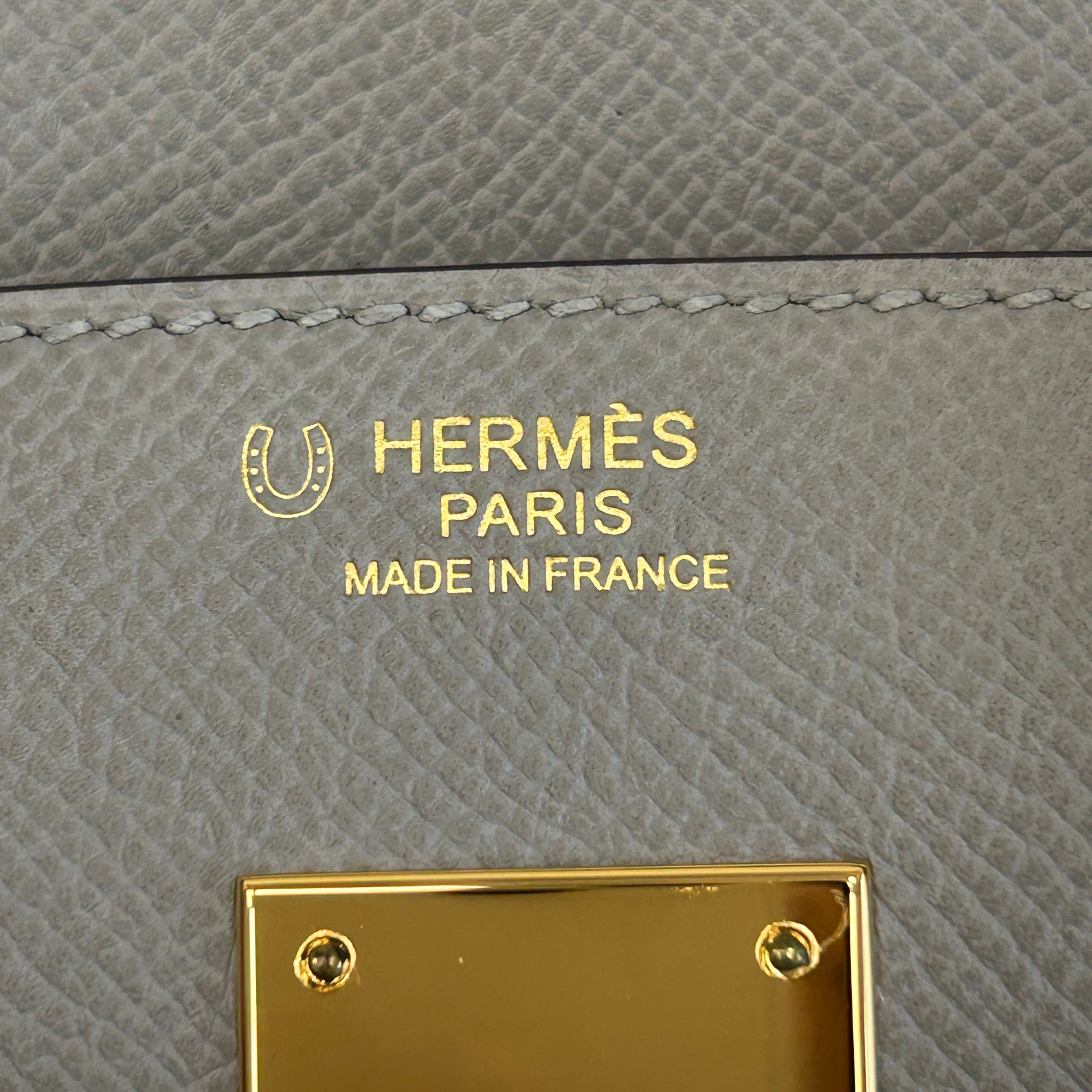 Special Order(HSS) Bi-Colour Etain/Gris Epsom Leather Birkin 30 w/GHW - Haute Classics