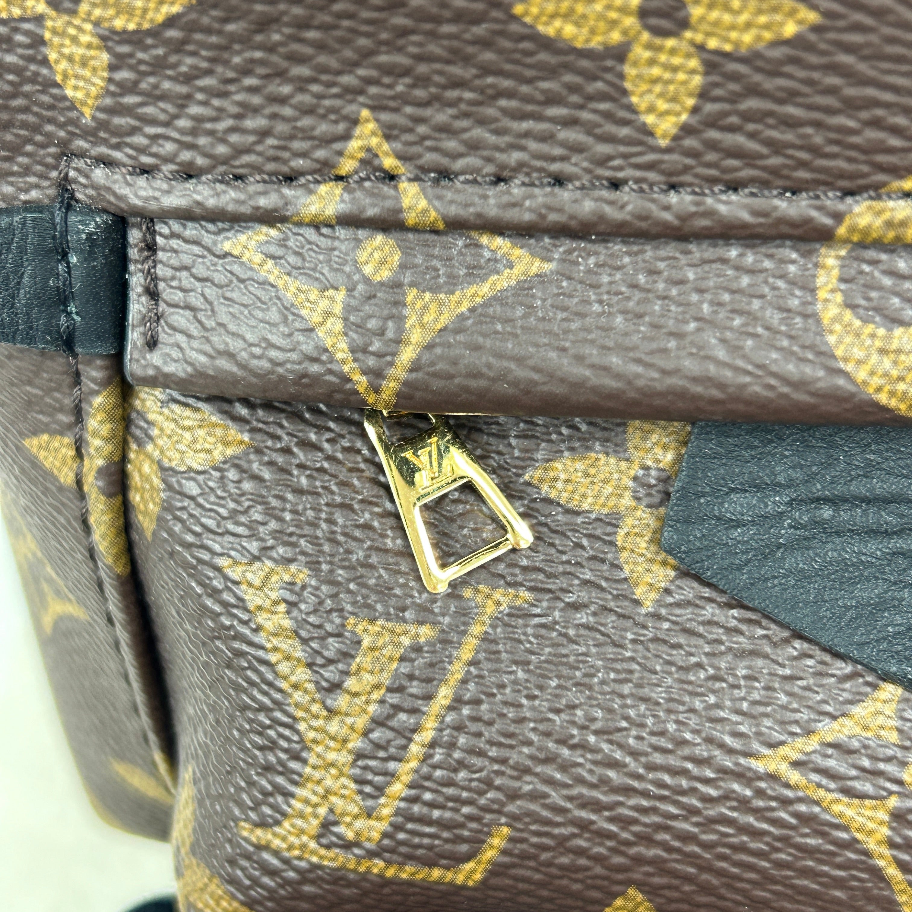 Monogram Coated Canvas Palm Springs Mini Backpack w/GHW