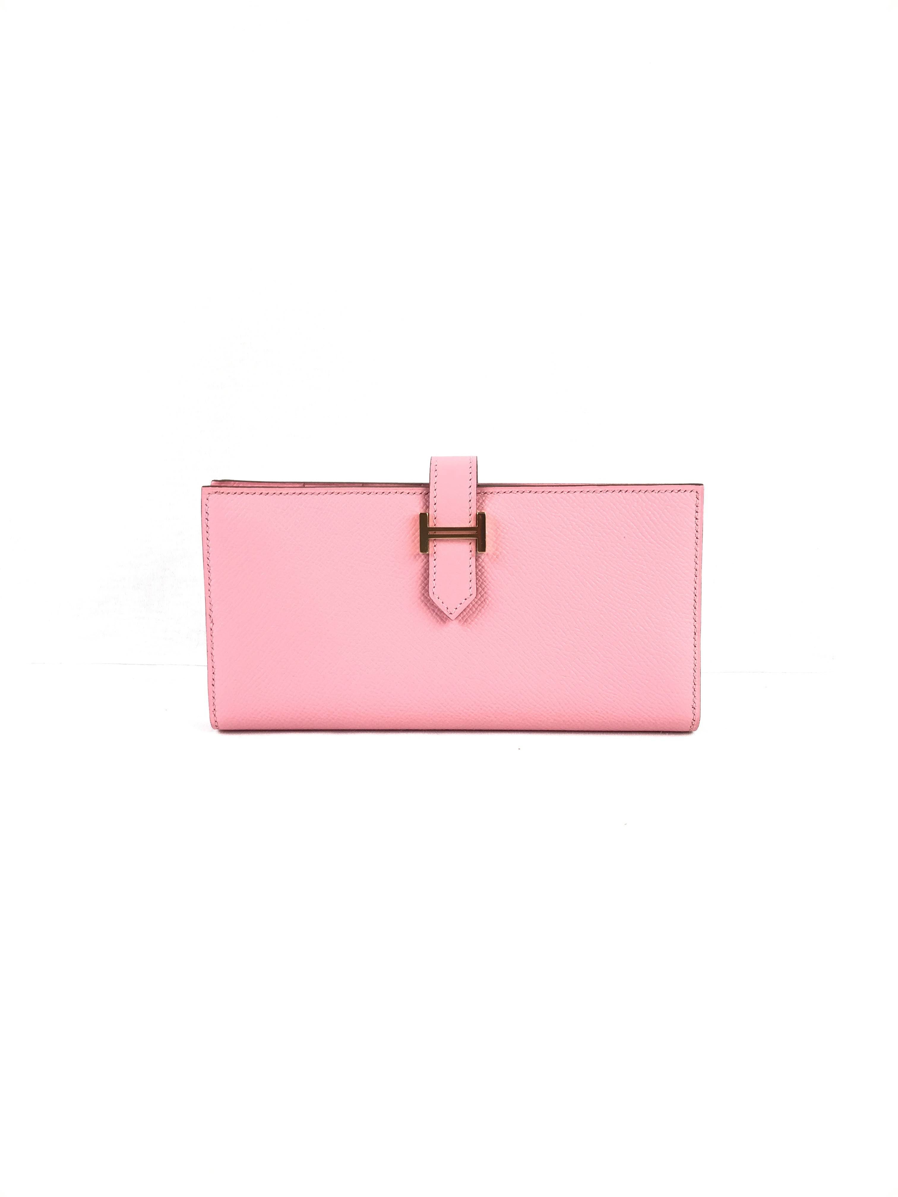 Rose Confetti Bearn Long Wallet w/GHW