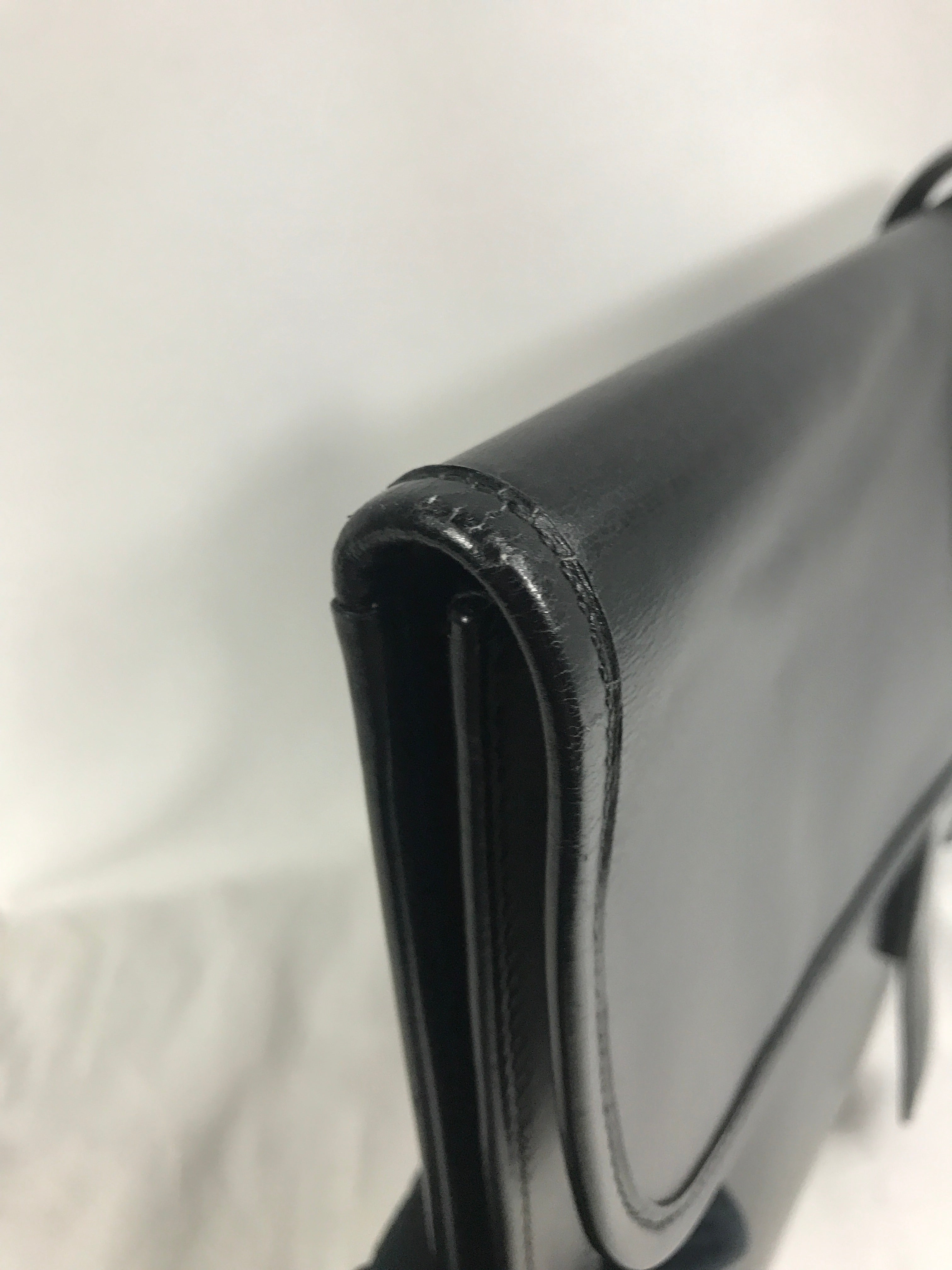 Black Box Calf Leather Portfolio Vintage Jige 34