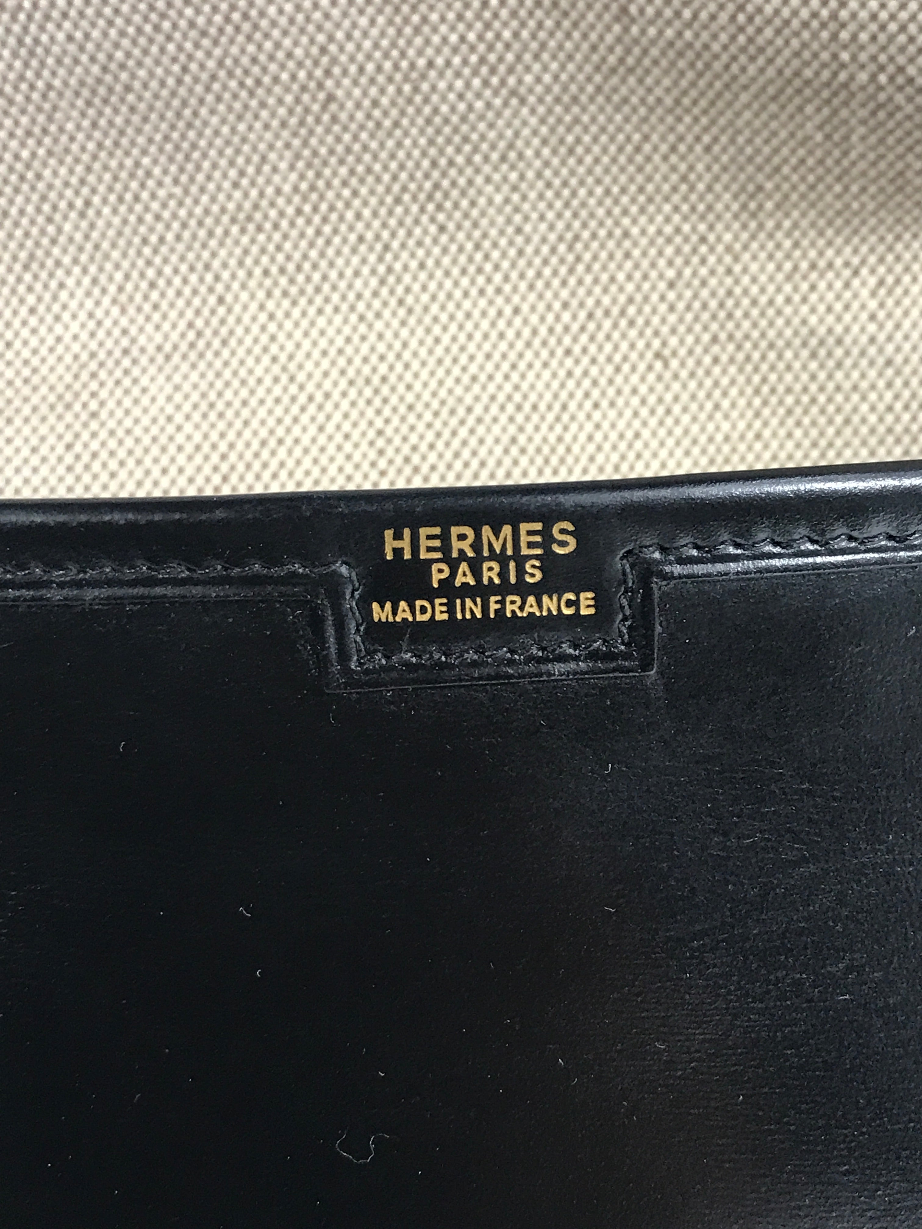 Black Box Calf Leather Portfolio Vintage Jige 34
