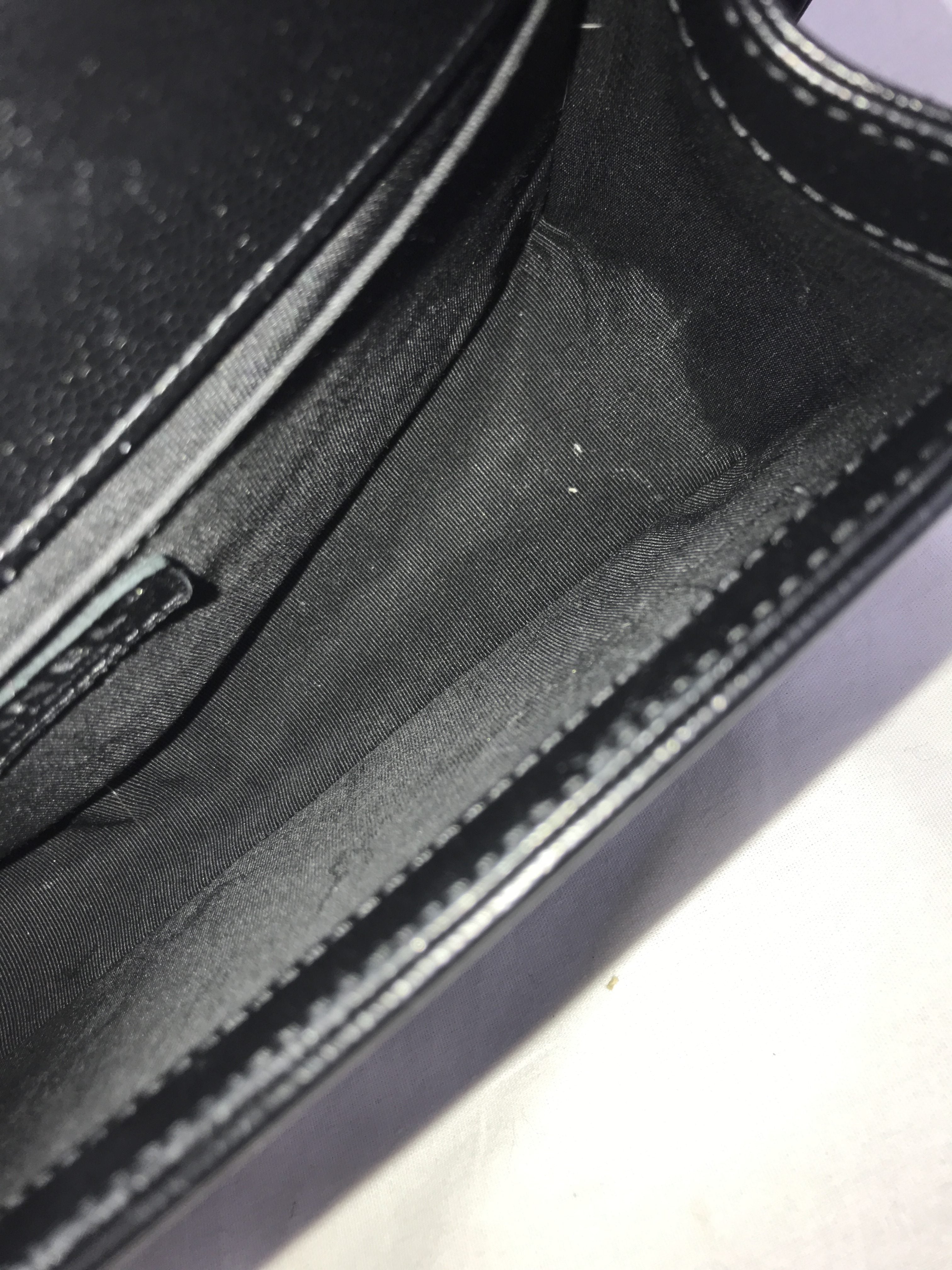 Black Caviar Quilted Old Medium Boy Bag W/RHW