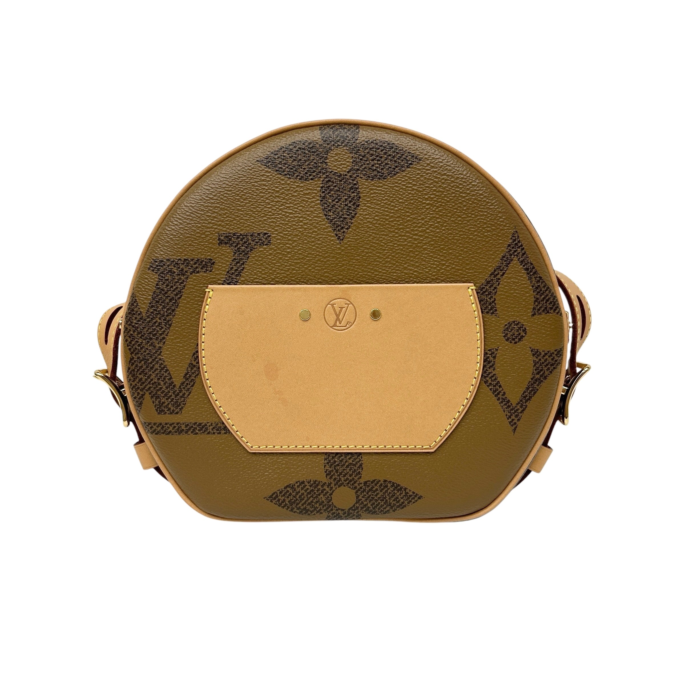 Reverse Monogram Giant Boite Chapeau Souple w/GHW