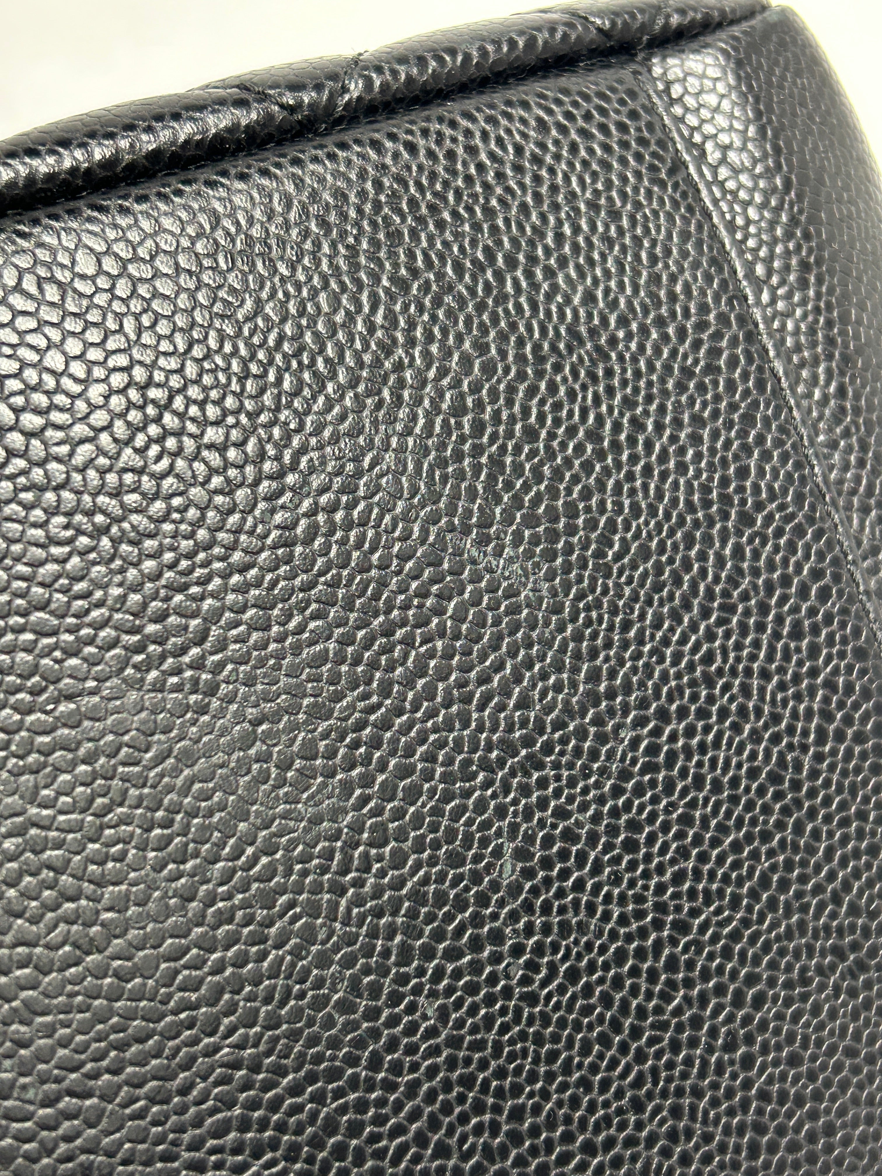 Black Caviar Quilted GST Tote w/SHW