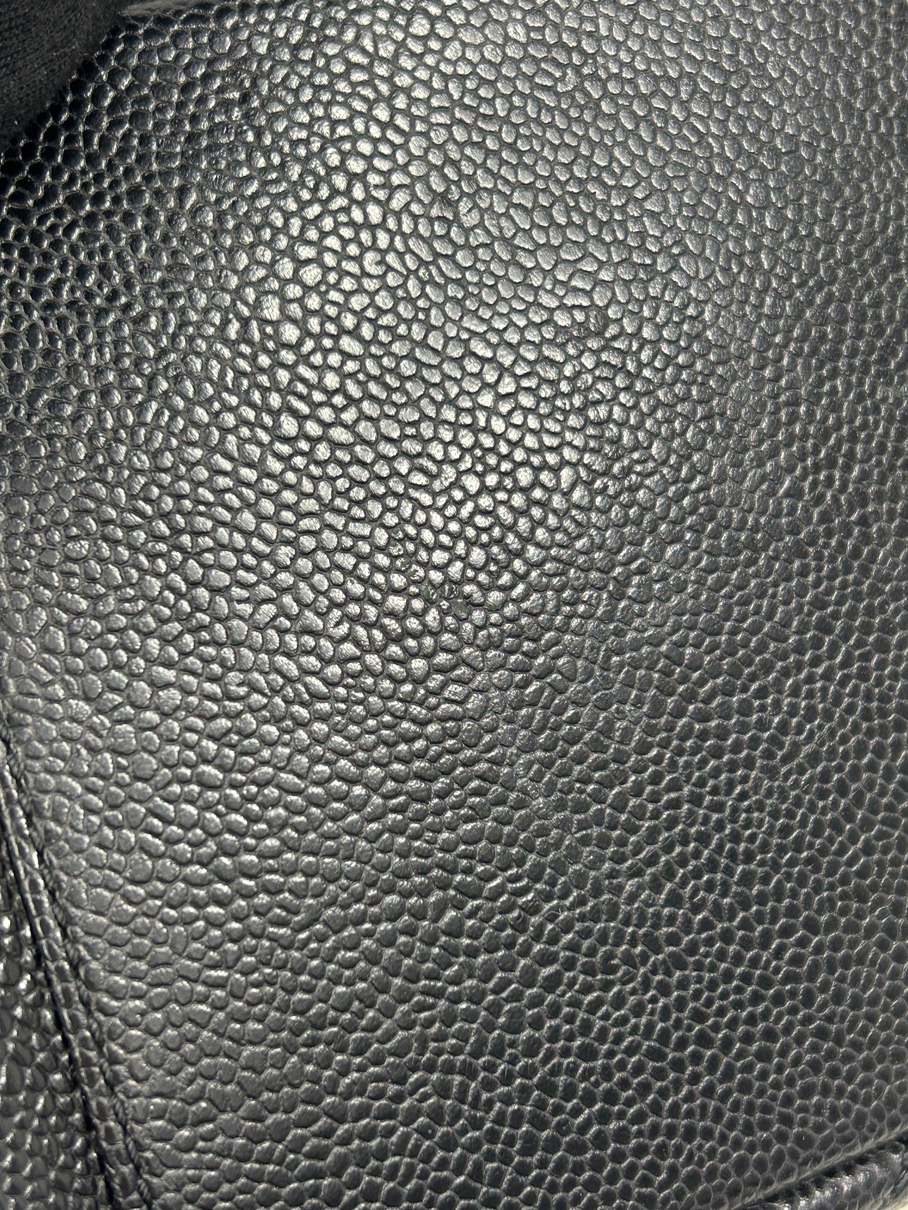 Black Caviar Quilted GST Tote w/SHW