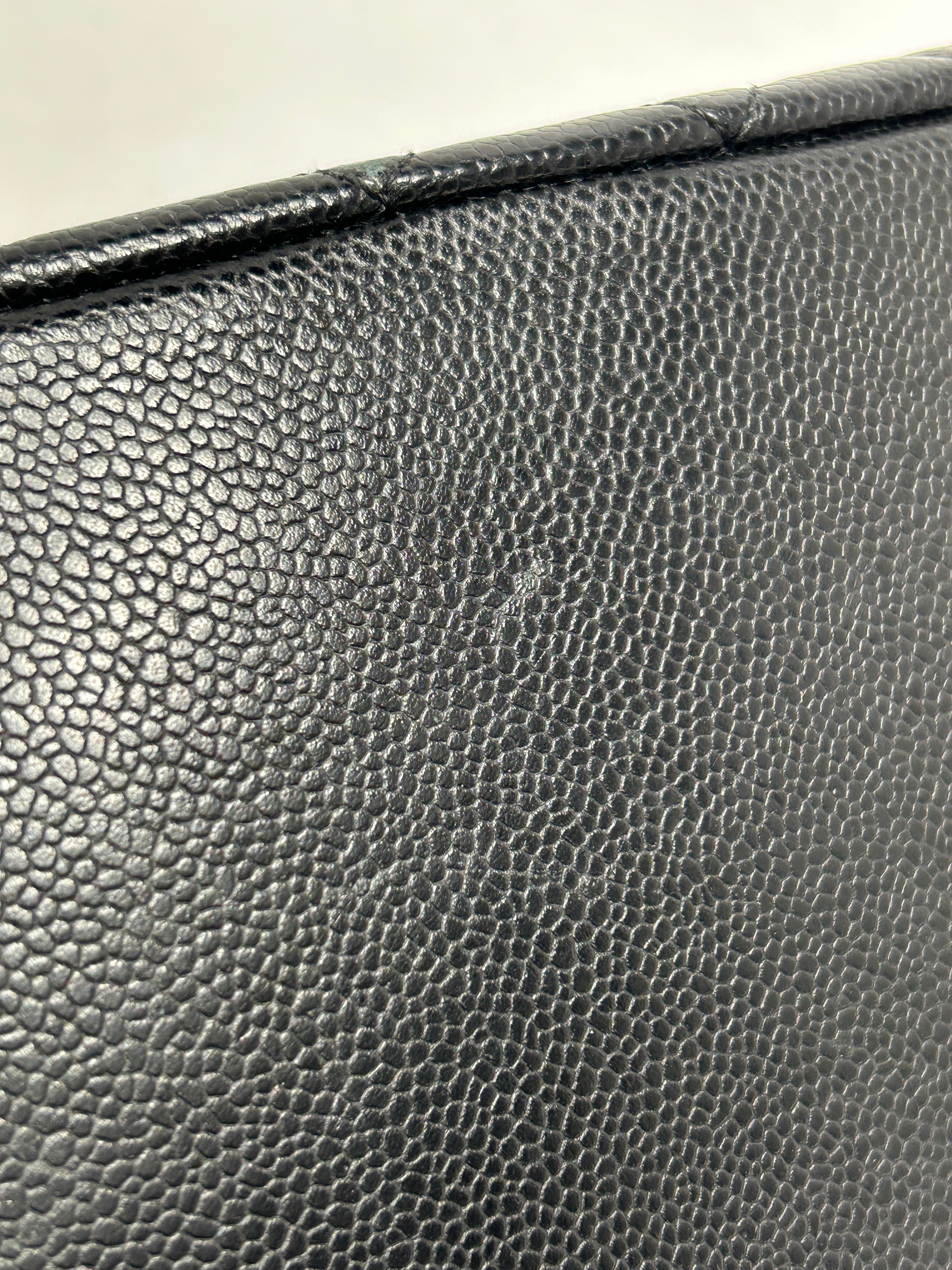 Black Caviar Quilted GST Tote w/SHW
