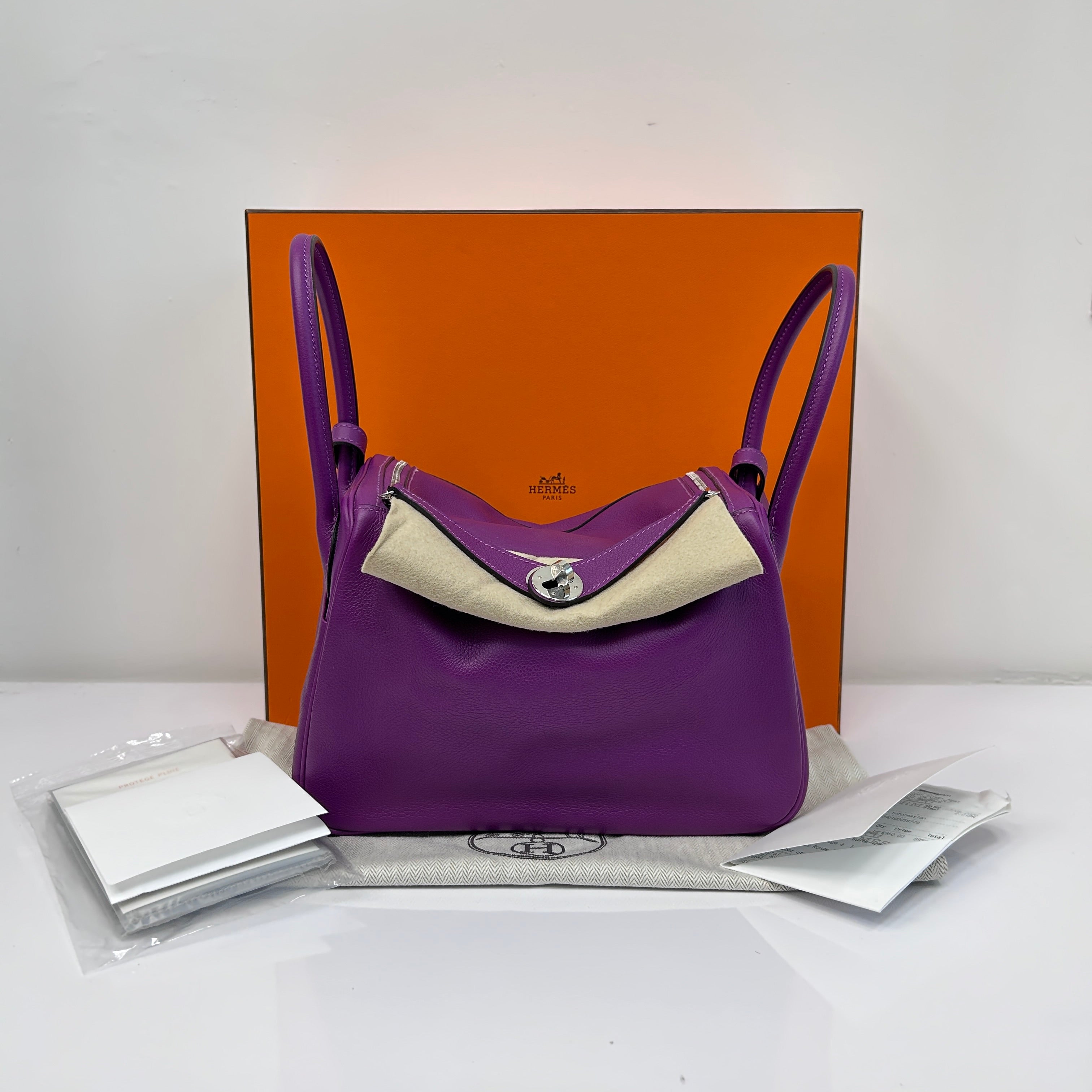 Anemone Evercolor Leather Lindy 26 Bag w/PHW