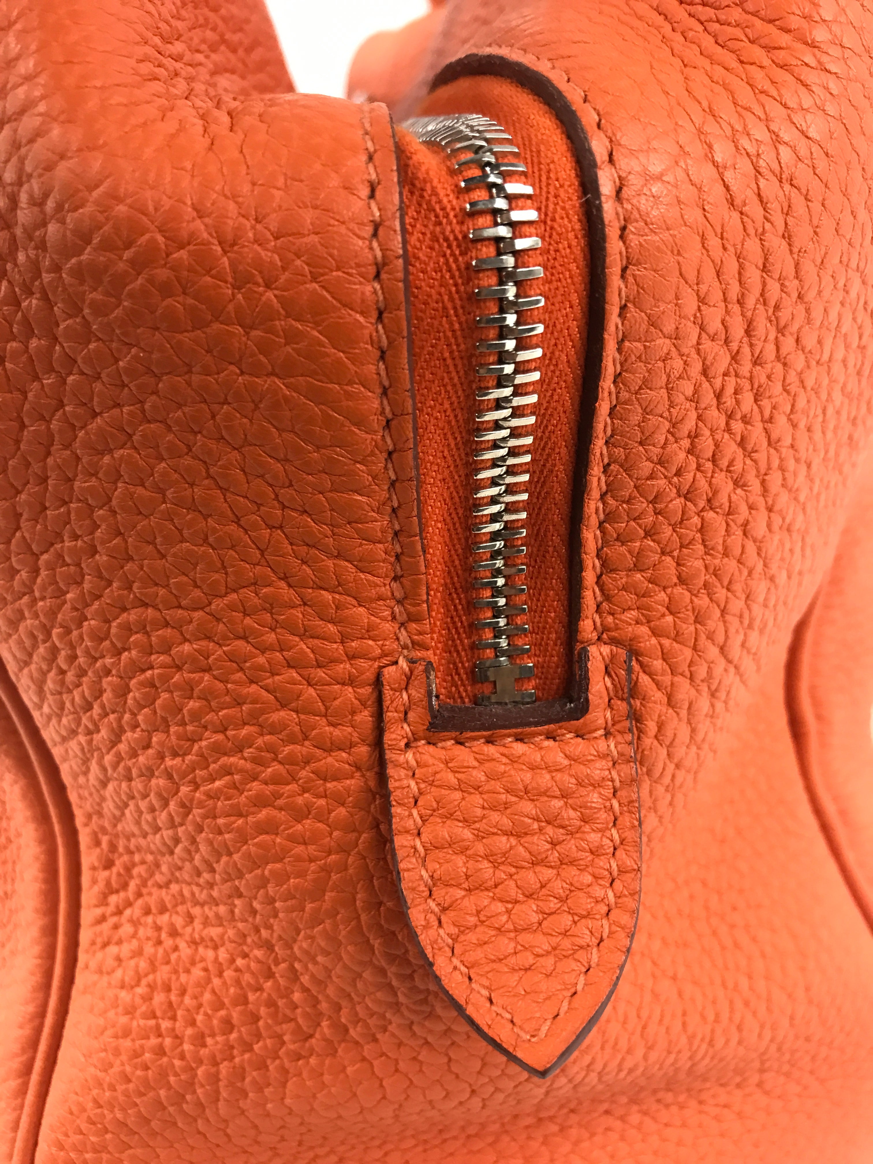 Orange Clemence Victoria Shoulder Bag W/PHW