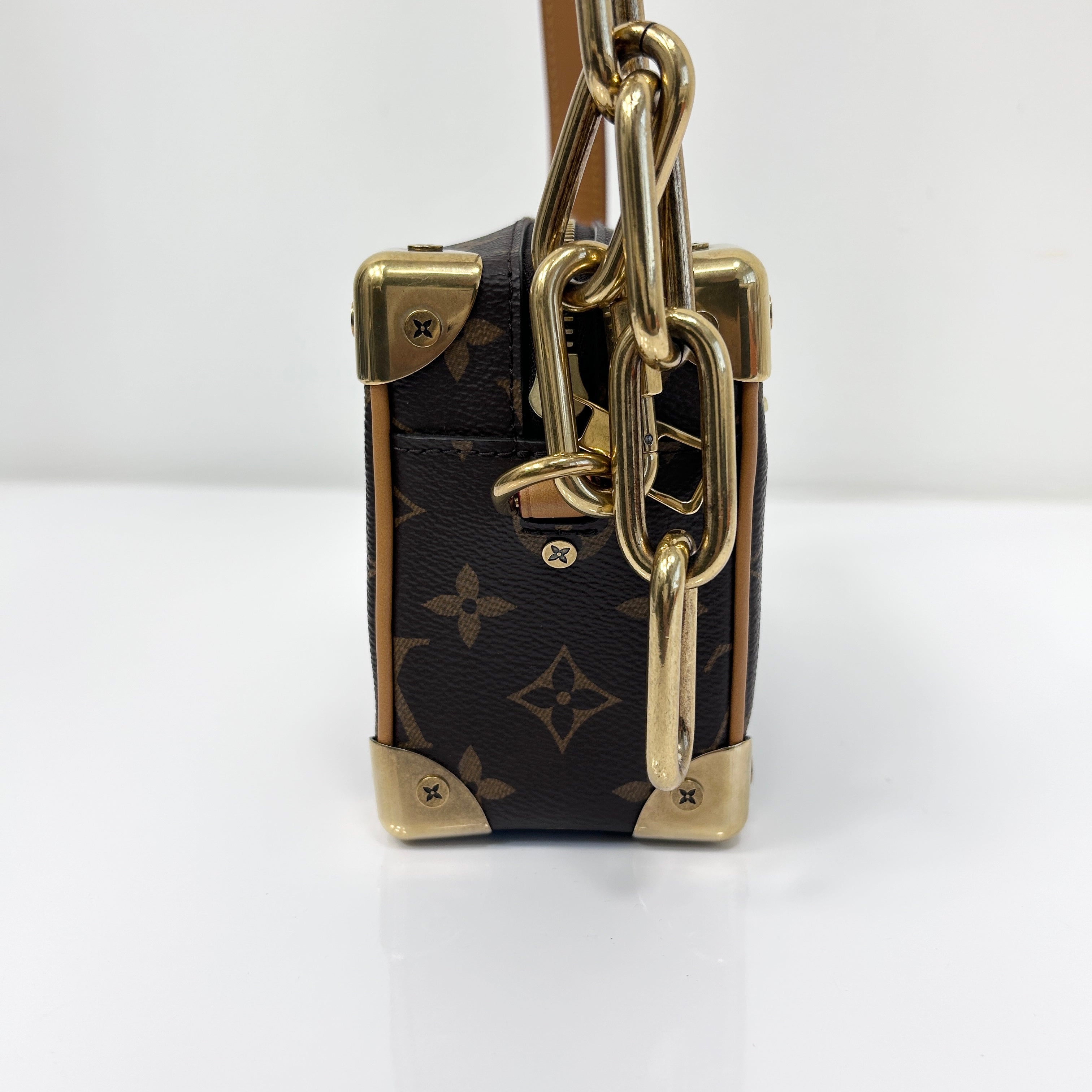 Monogram Legacy Brown Mini Soft Trunk w/GHW