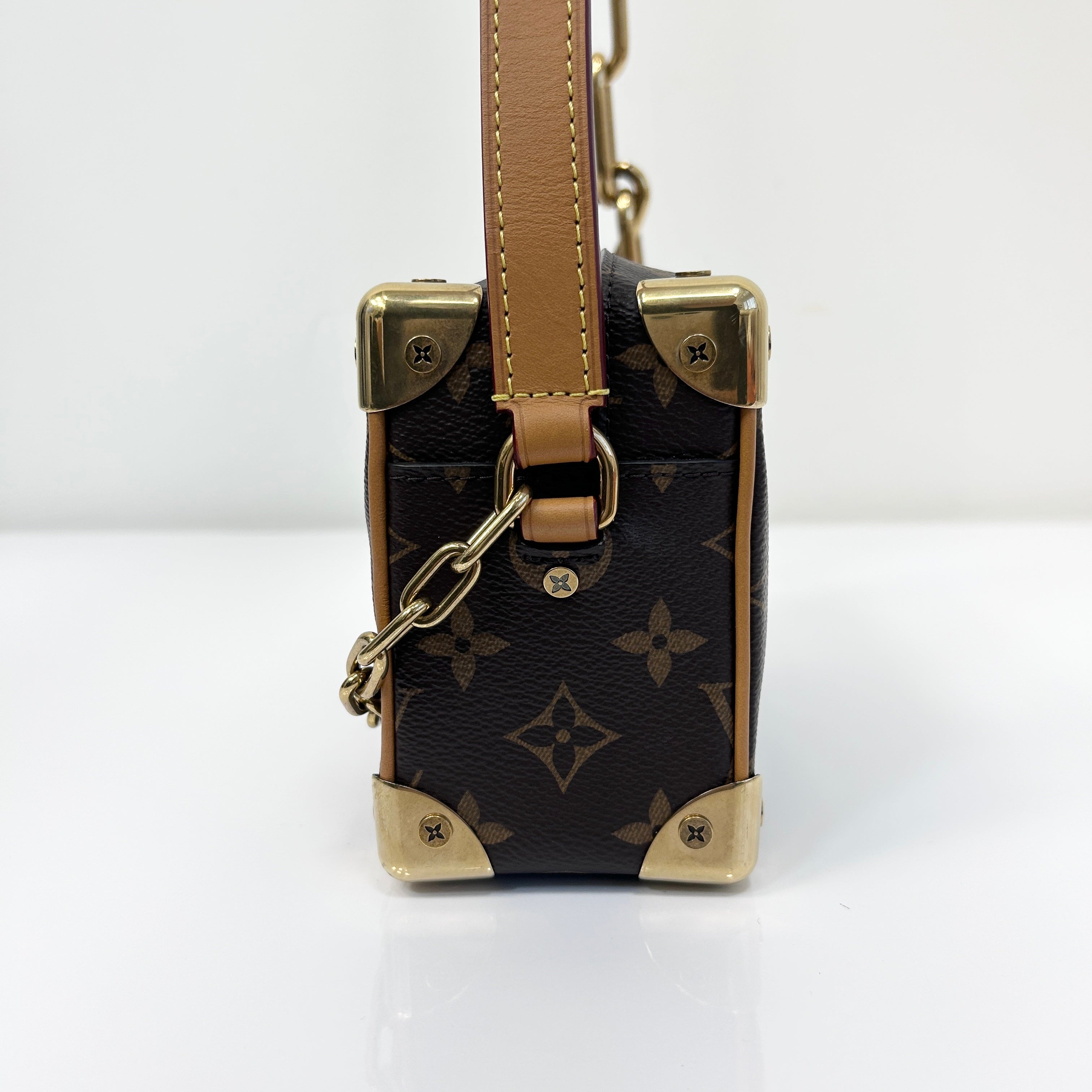 Monogram Legacy Brown Mini Soft Trunk w/GHW