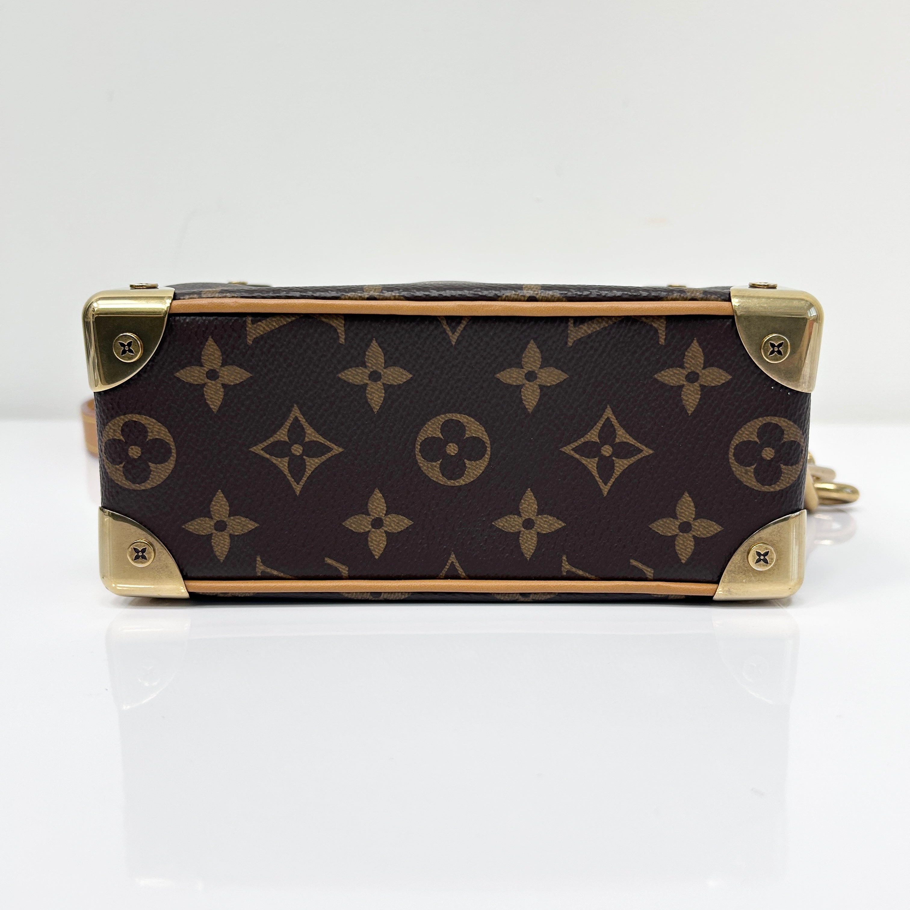 Monogram Legacy Brown Mini Soft Trunk w/GHW