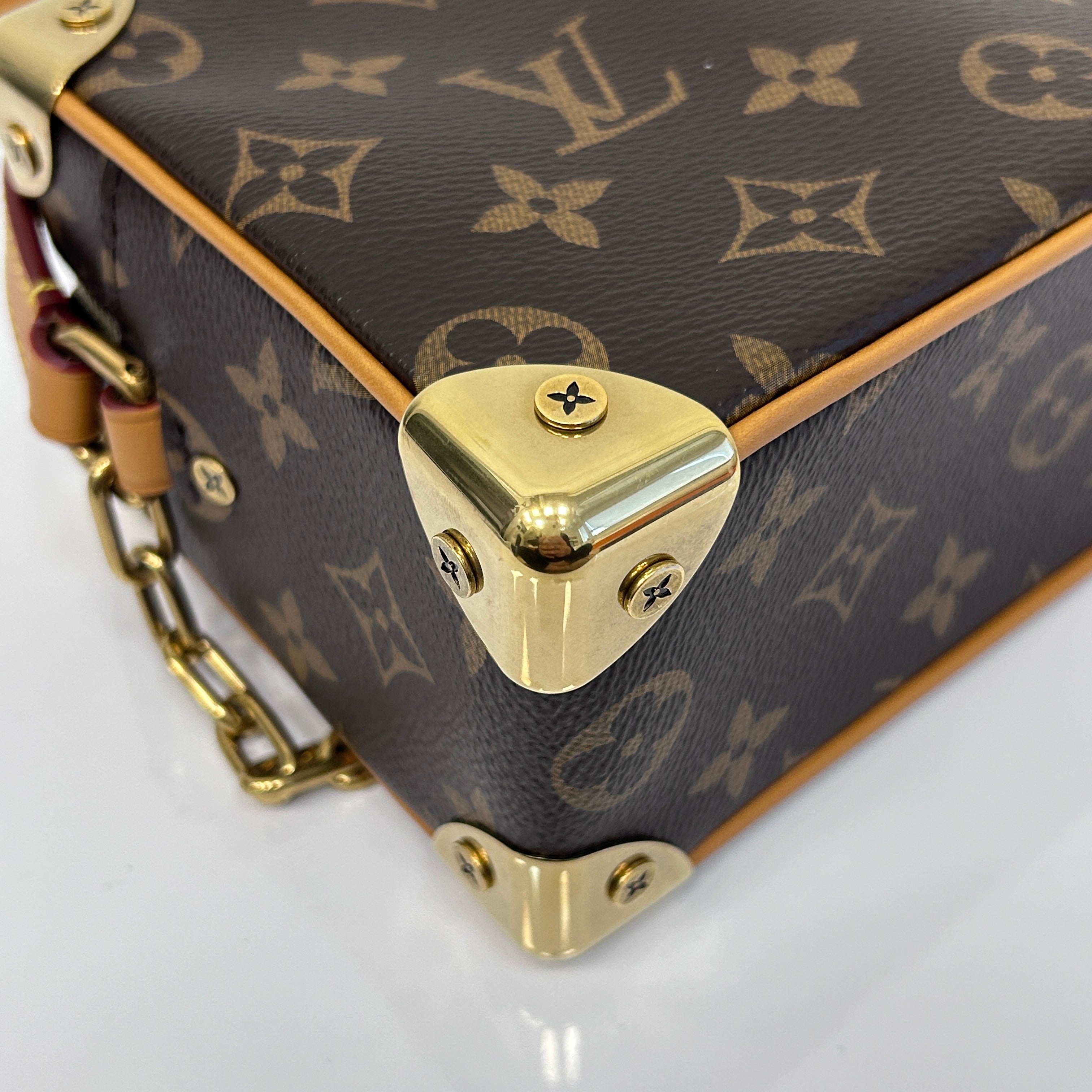 Monogram Legacy Brown Mini Soft Trunk w/GHW